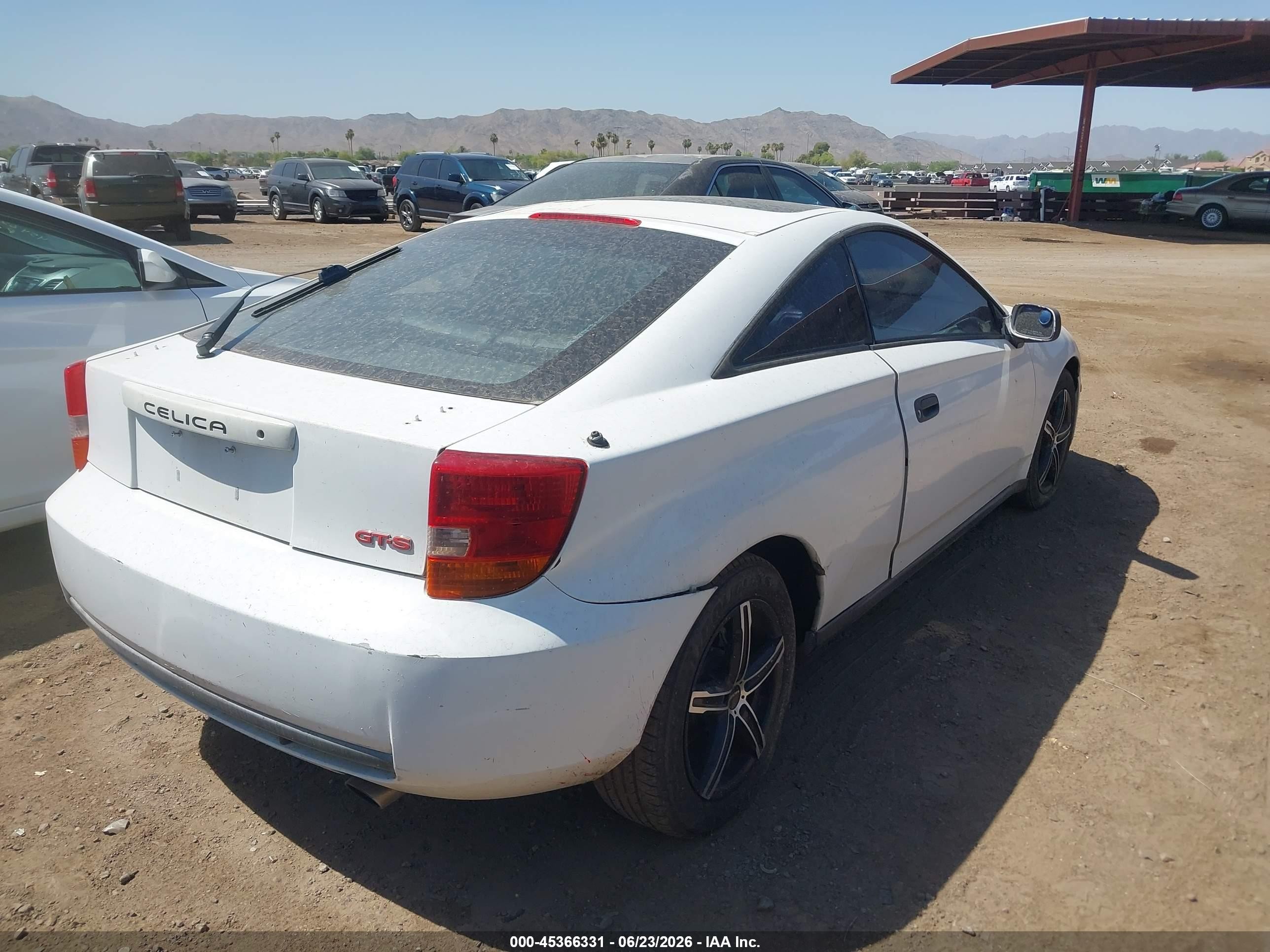 2002 Toyota Celica Gts White vin: JTDDY38T320058066