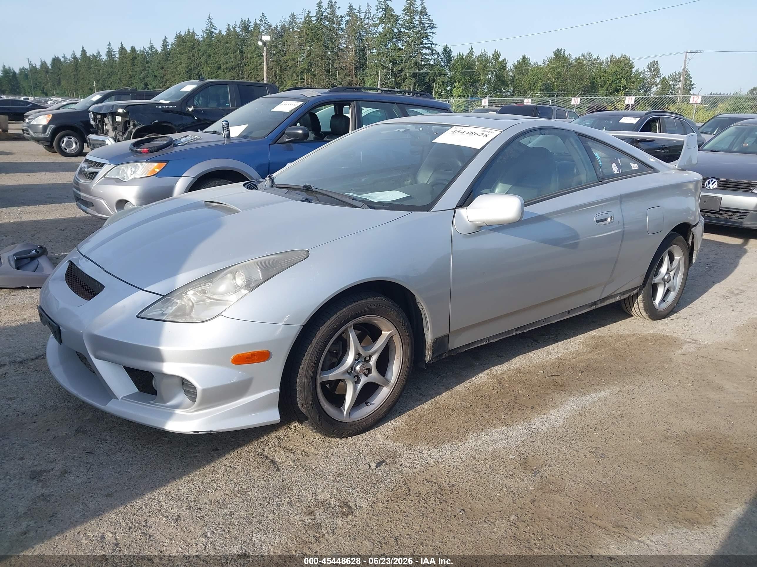 2002 Toyota Celica Gts Silver vin: JTDDY38T420055368