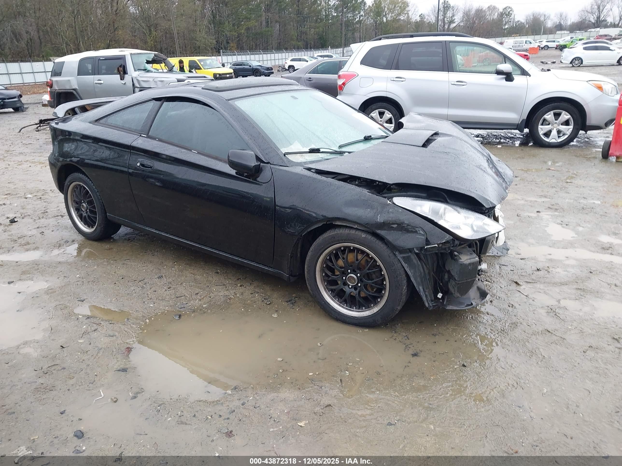 2001 Toyota Celica Gts Black vin: JTDDY38T510040151
