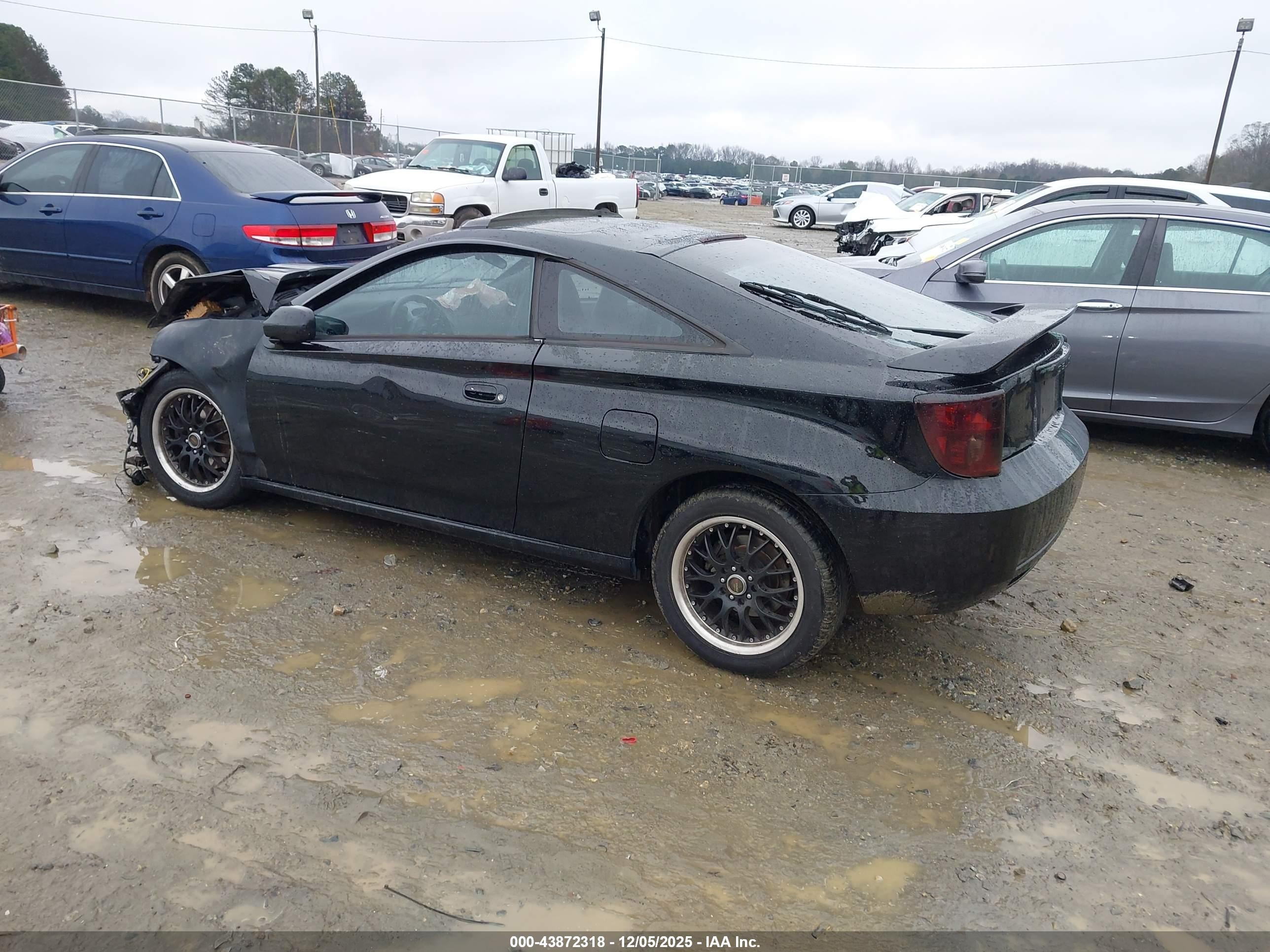 2001 Toyota Celica Gts Black vin: JTDDY38T510040151