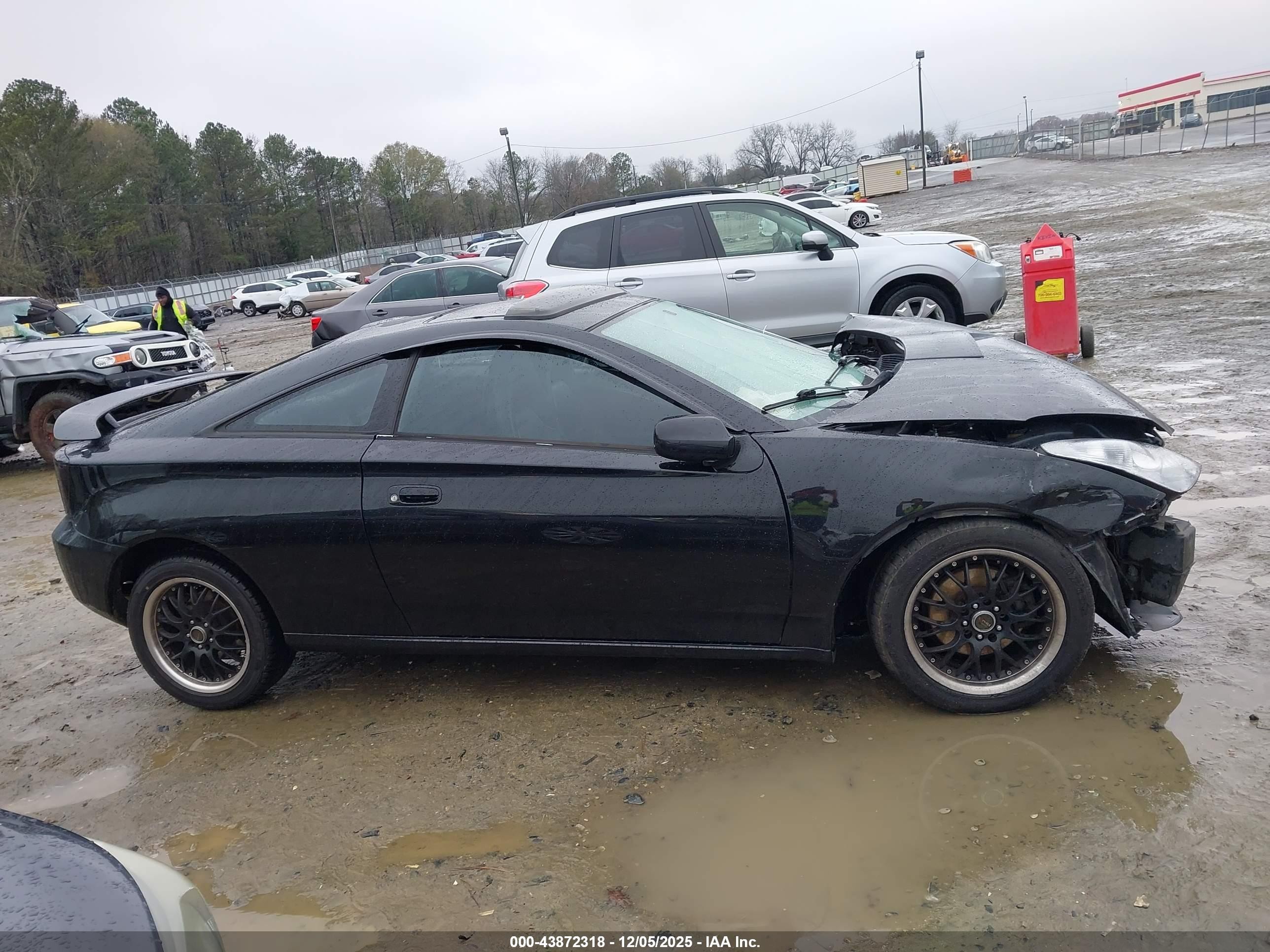 2001 Toyota Celica Gts Black vin: JTDDY38T510040151