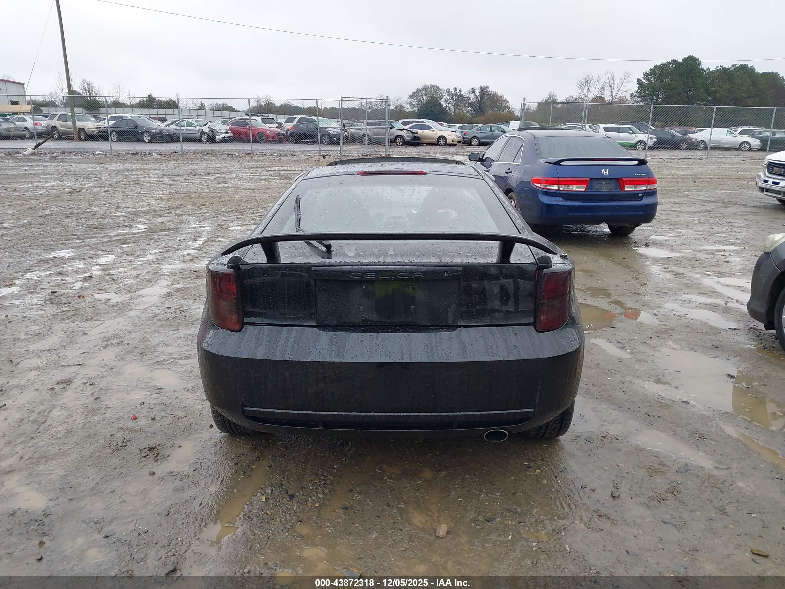 2001 Toyota Celica Gts Black vin: JTDDY38T510040151