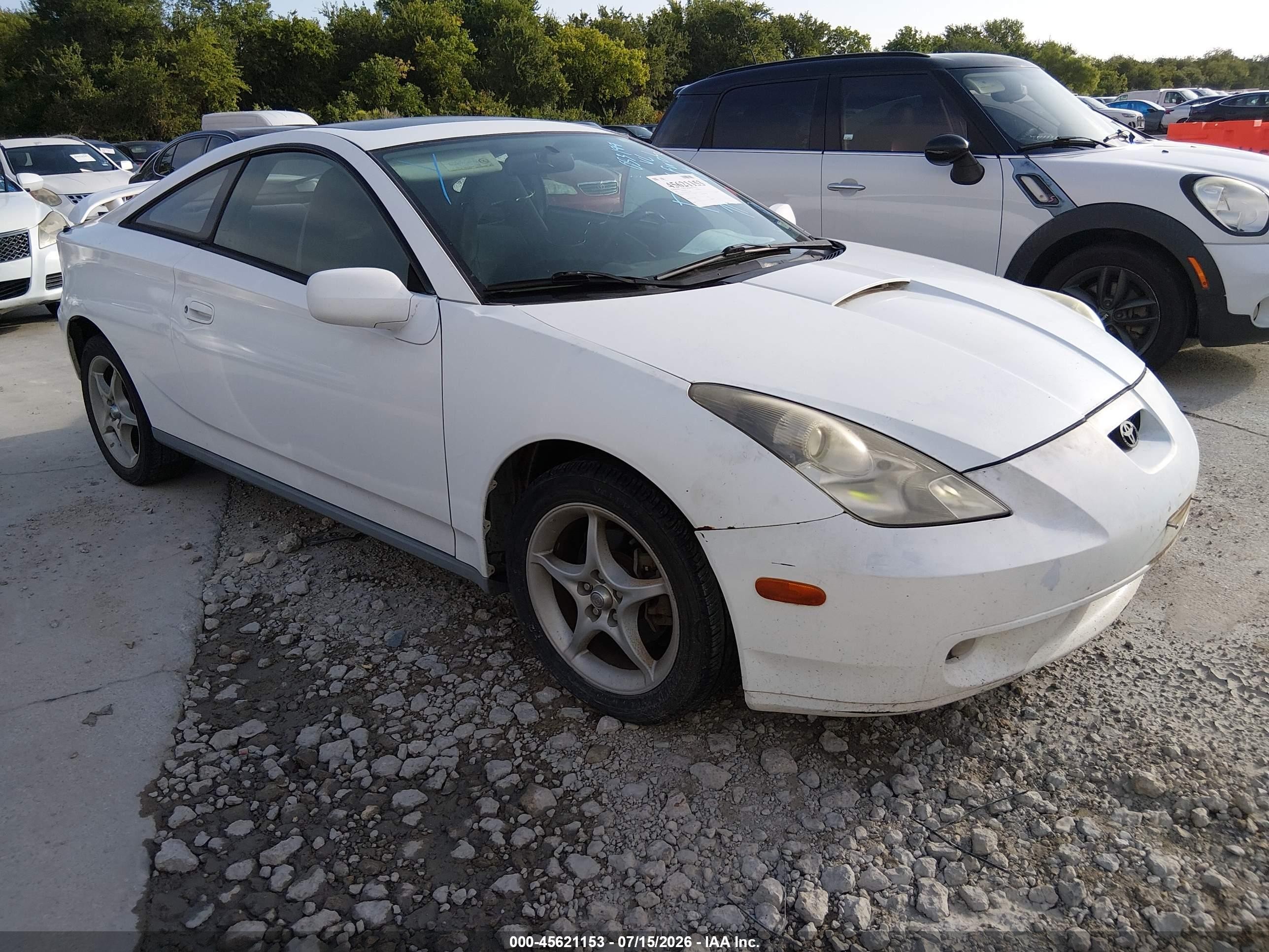 2002 Toyota Celica Gts White vin: JTDDY38T820053199