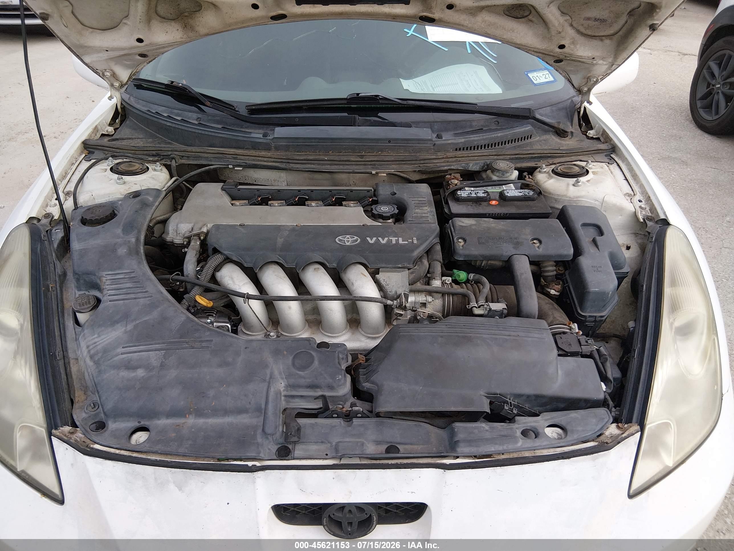 2002 Toyota Celica Gts White vin: JTDDY38T820053199