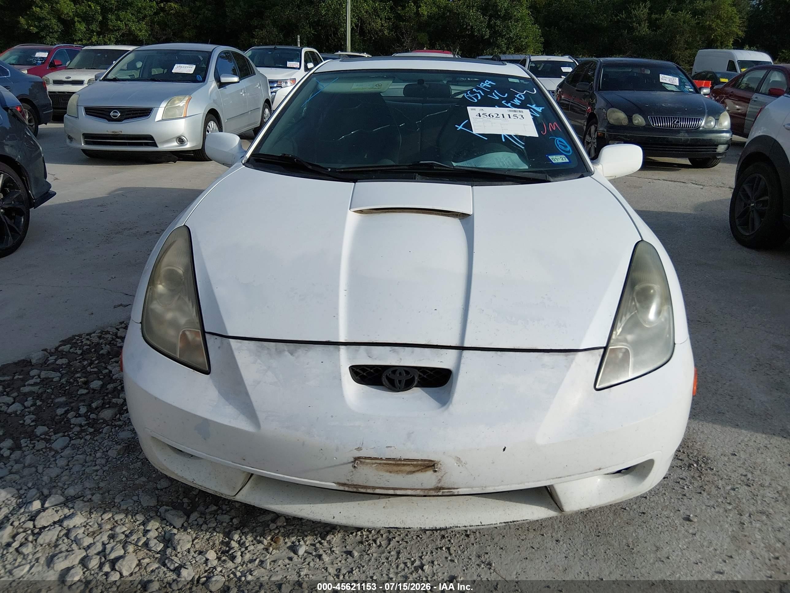 2002 Toyota Celica Gts White vin: JTDDY38T820053199