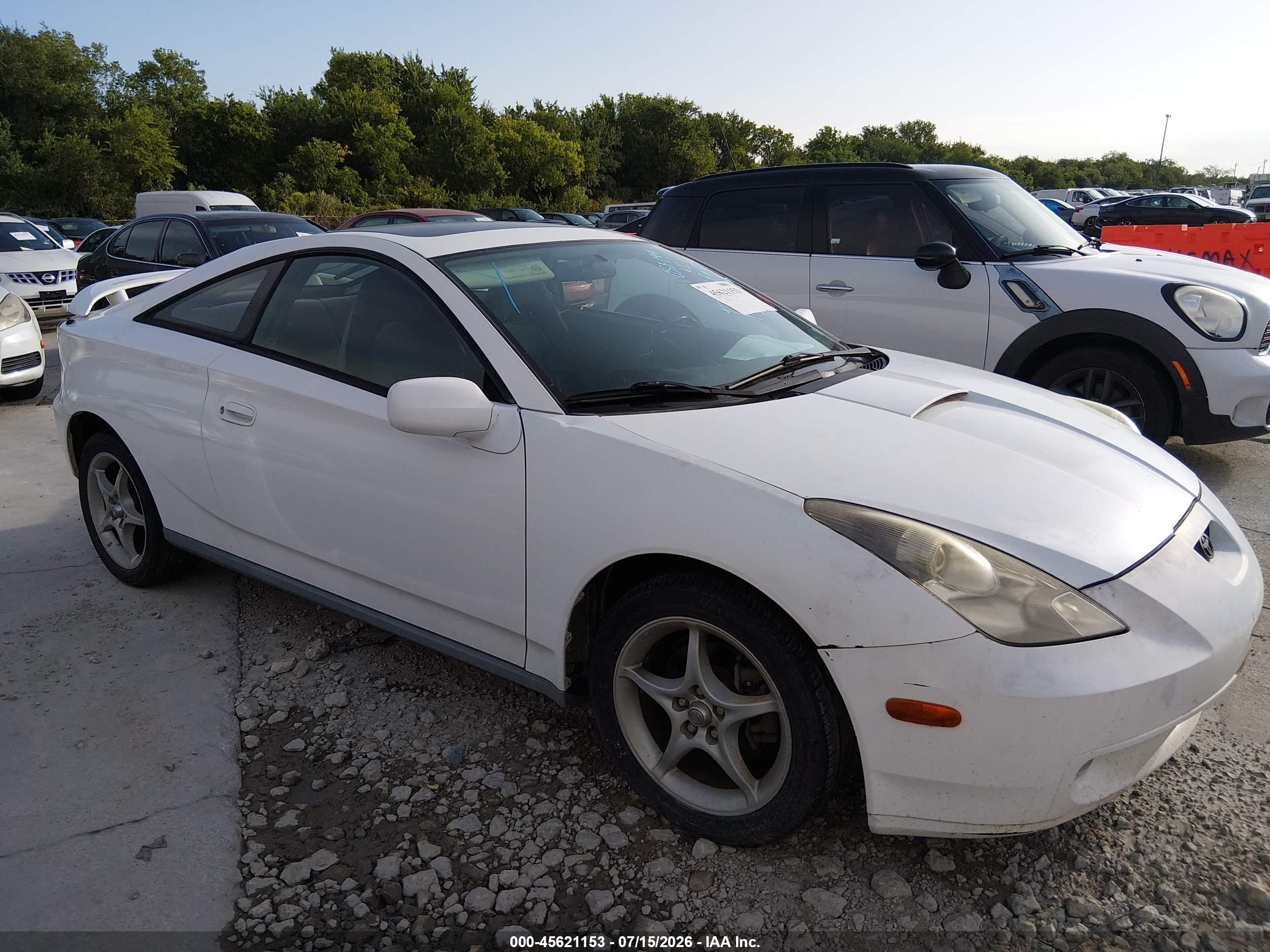 2002 Toyota Celica Gts White vin: JTDDY38T820053199