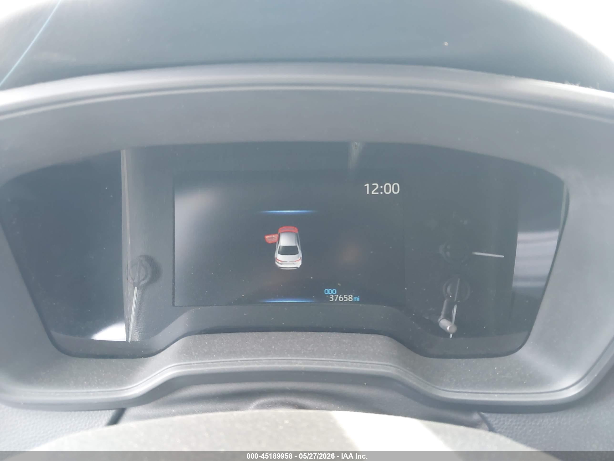 2021 Toyota Corolla Hybrid Le Blue vin: JTDEAMDE7MJ033139