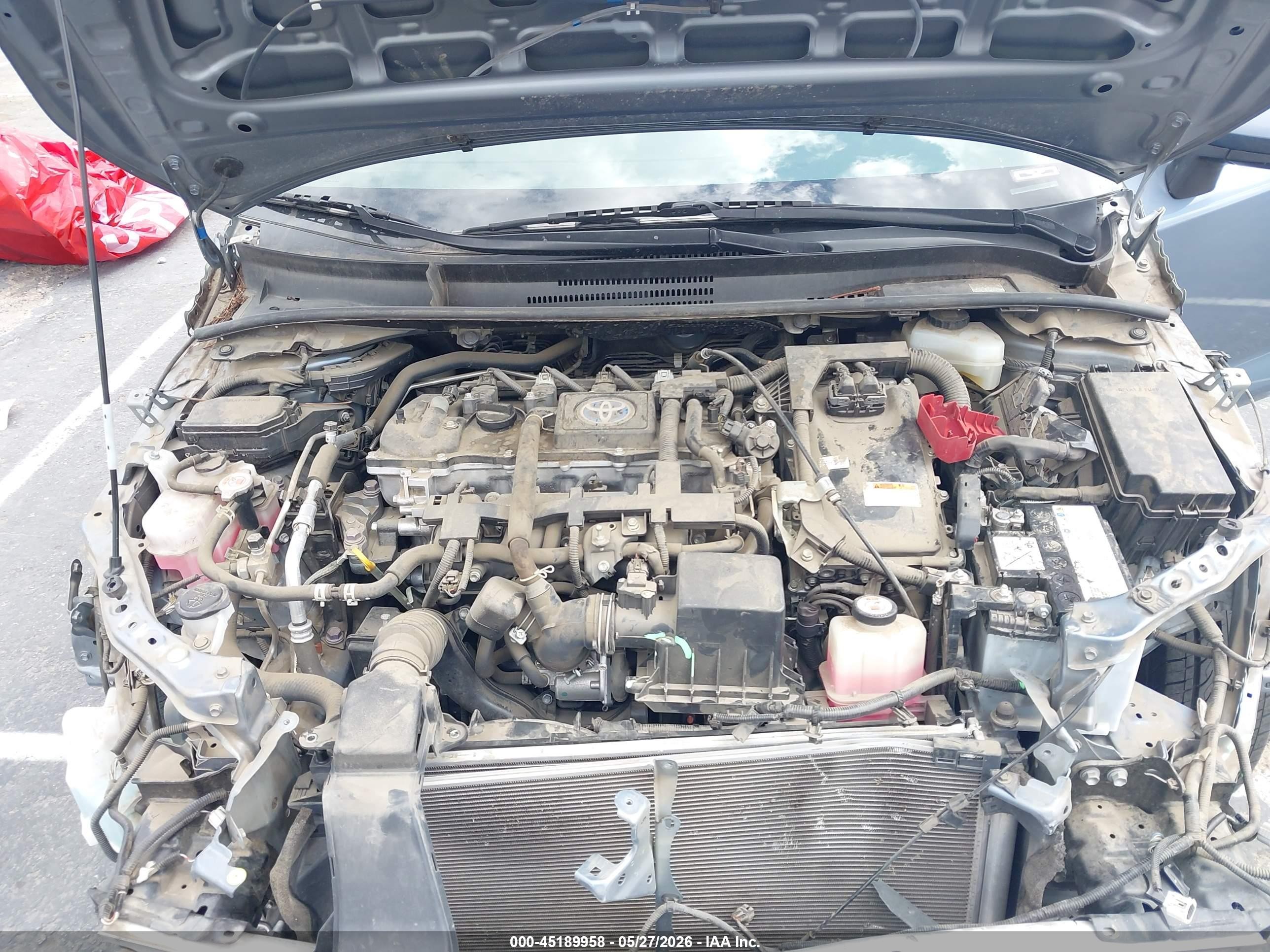 2021 Toyota Corolla Hybrid Le Blue vin: JTDEAMDE7MJ033139