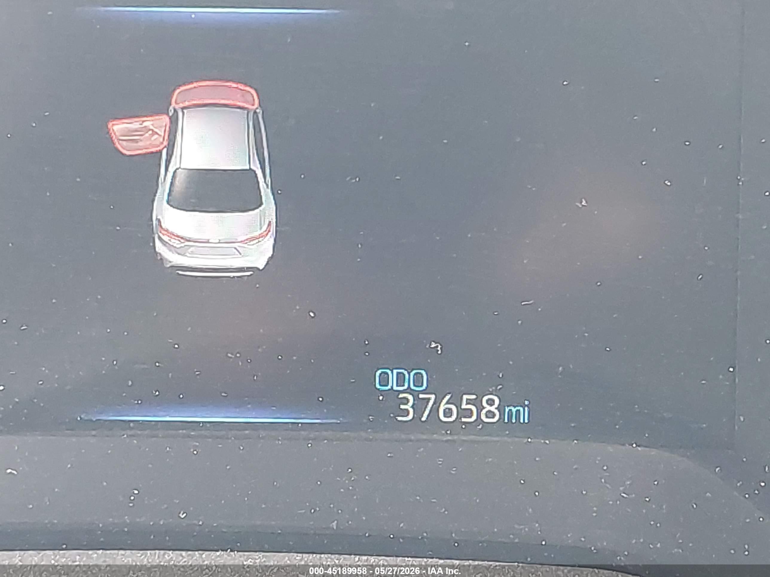 2021 Toyota Corolla Hybrid Le Blue vin: JTDEAMDE7MJ033139