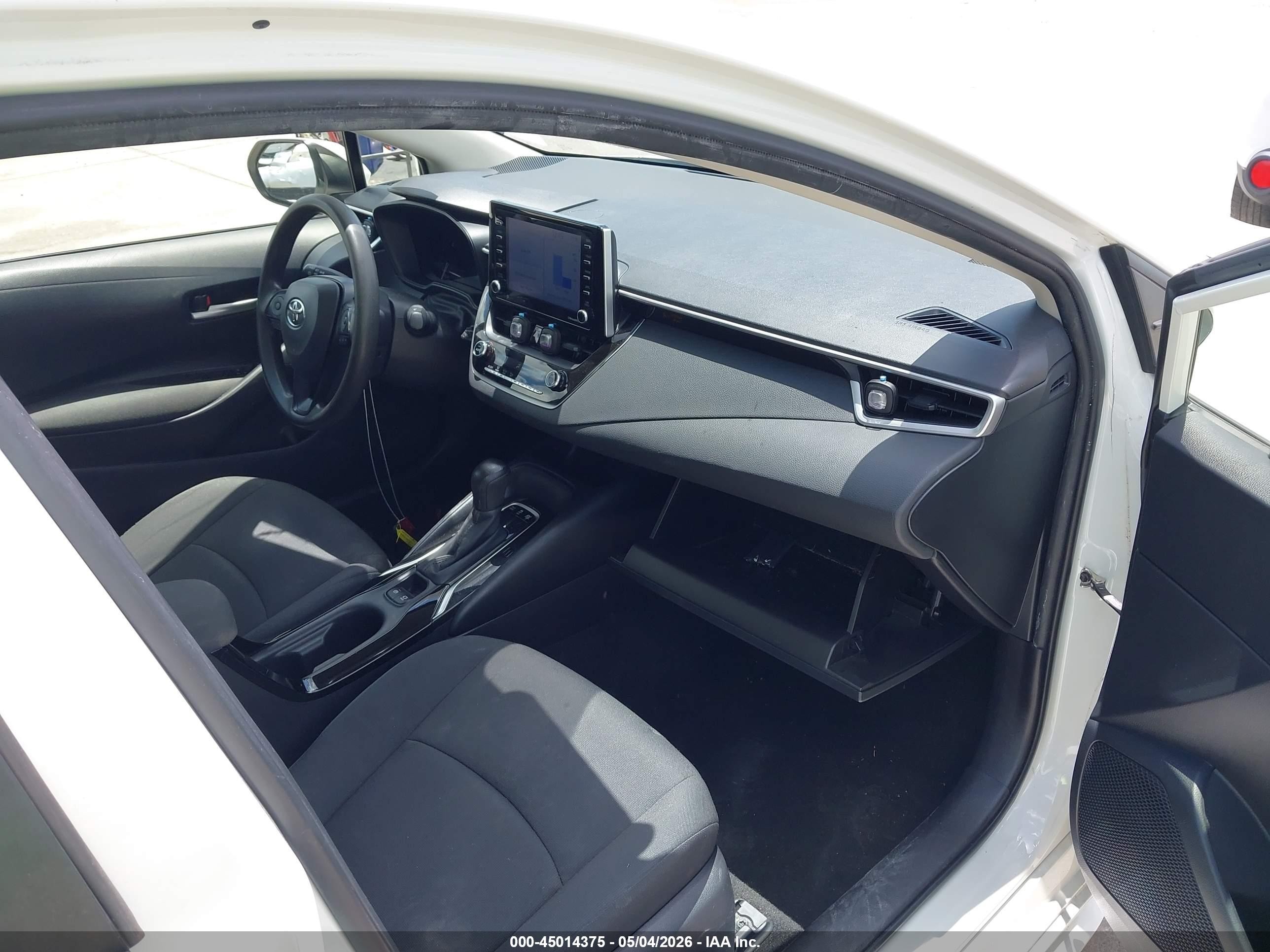 2021 Toyota Corolla Hybrid Le White vin: JTDEAMDE8MJ017578