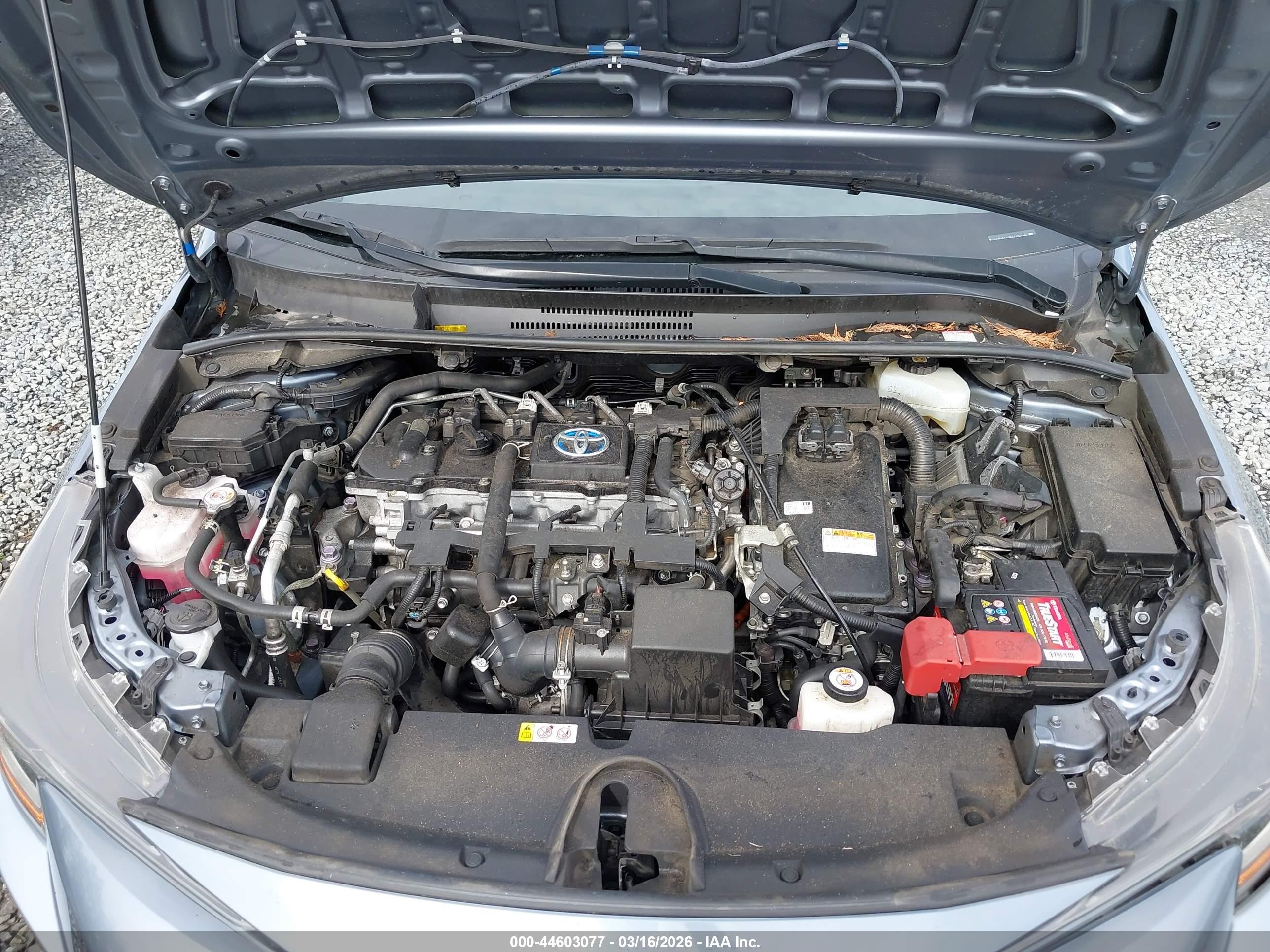 2021 Toyota Corolla Hybrid Le Light Blue vin: JTDEAMDE9MJ009165