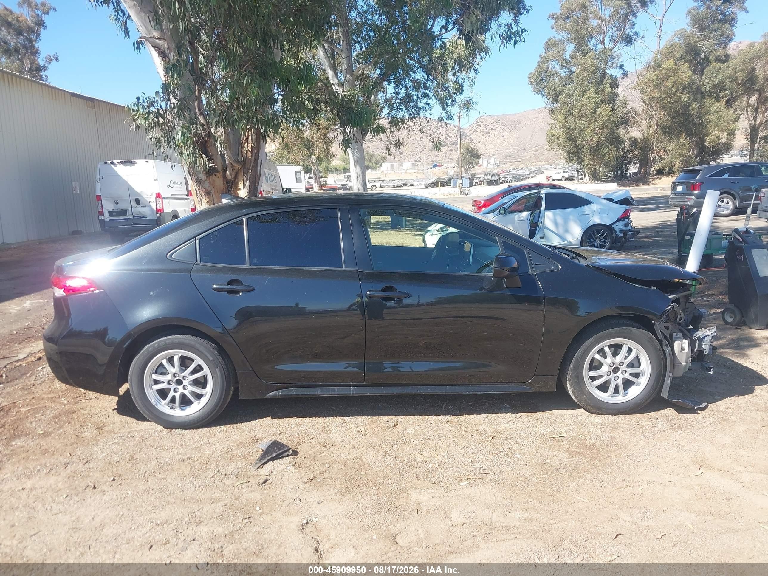 2020 Toyota Corolla Hybrid Le Black vin: JTDEBRBE4LJ002877