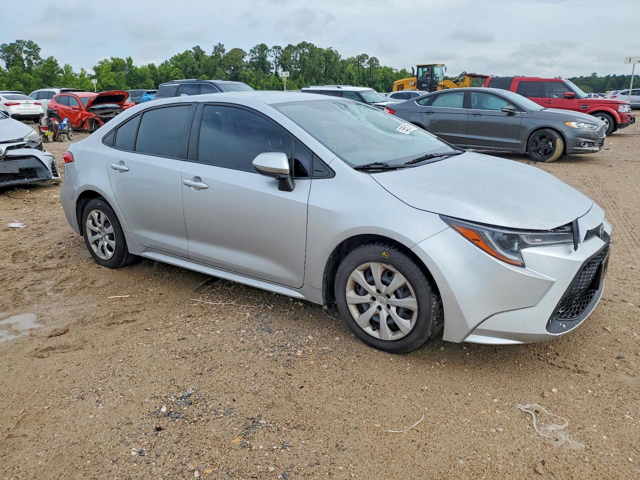 2021 Toyota Corolla Le Silver vin: JTDEPMAE0MJ173603