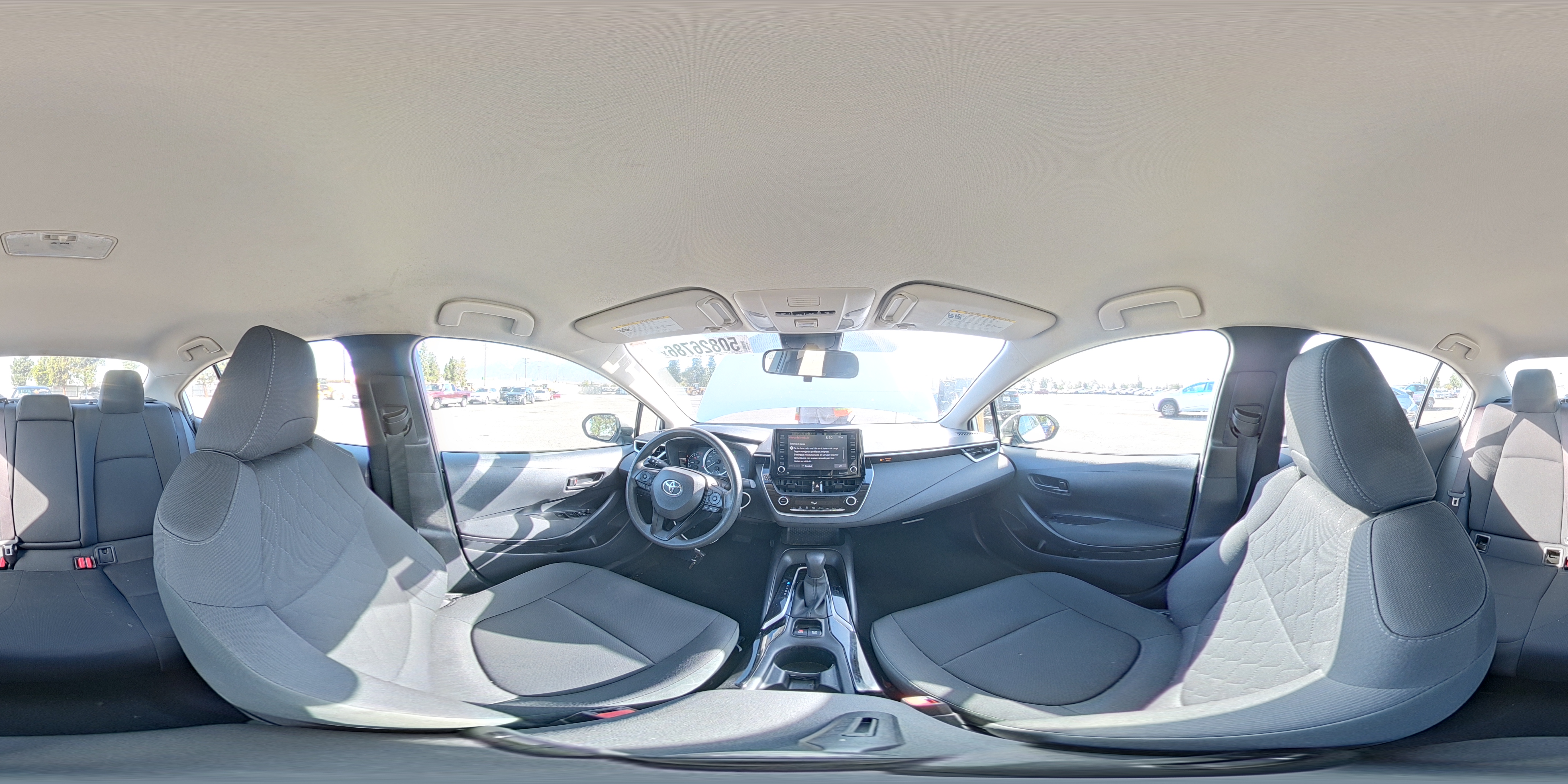 2022 Toyota Corolla Le White vin: JTDEPMAE0N3014490