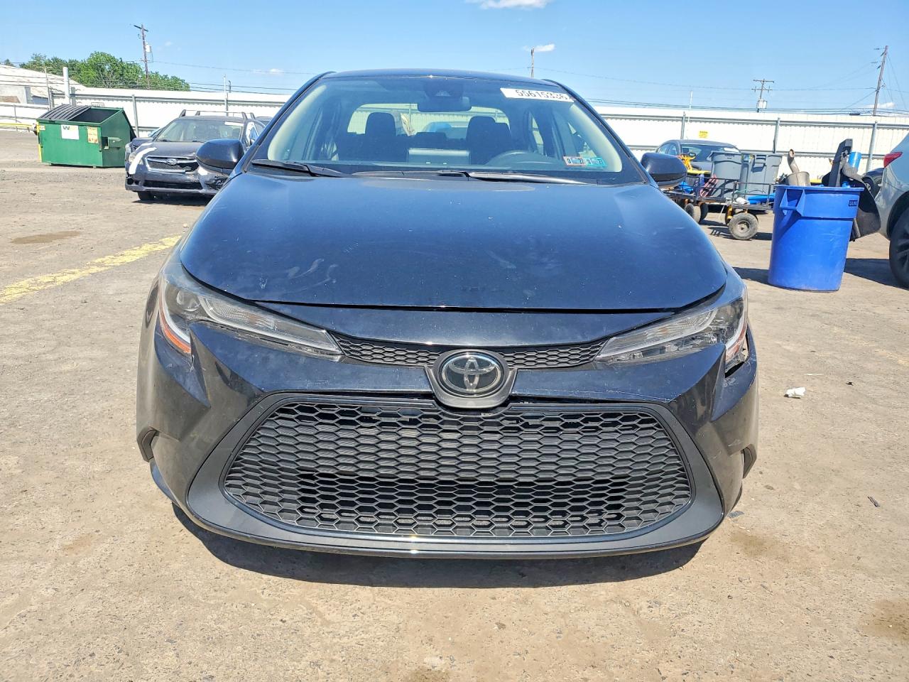 2022 Toyota Corolla Le Black vin: JTDEPMAE0NJ208903
