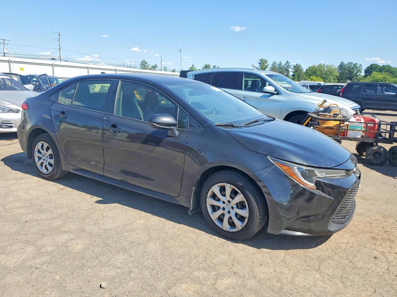 2022 Toyota Corolla Le Black vin: JTDEPMAE0NJ208903