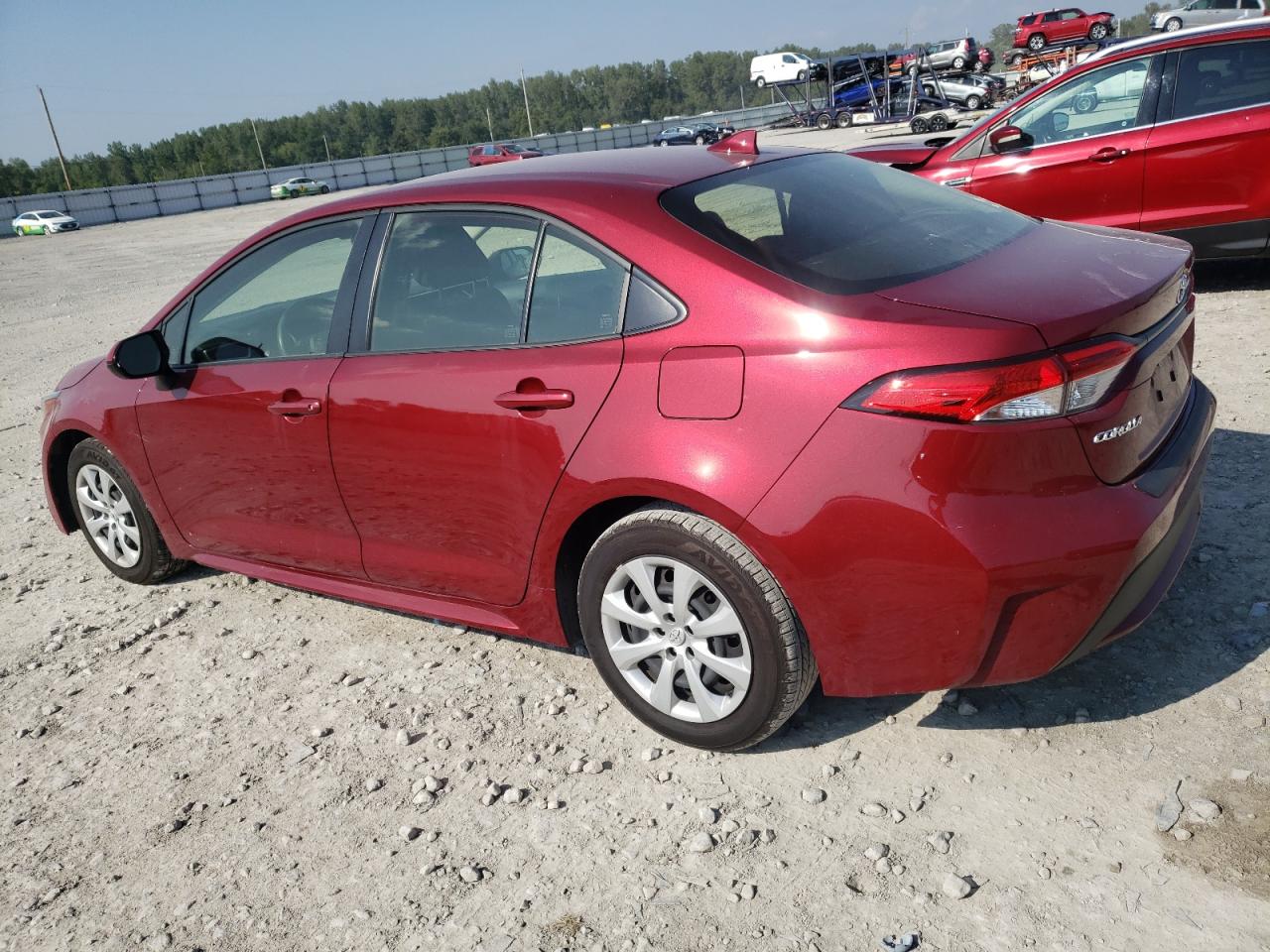 2022 Toyota Corolla Le Red vin: JTDEPMAE0NJ218654