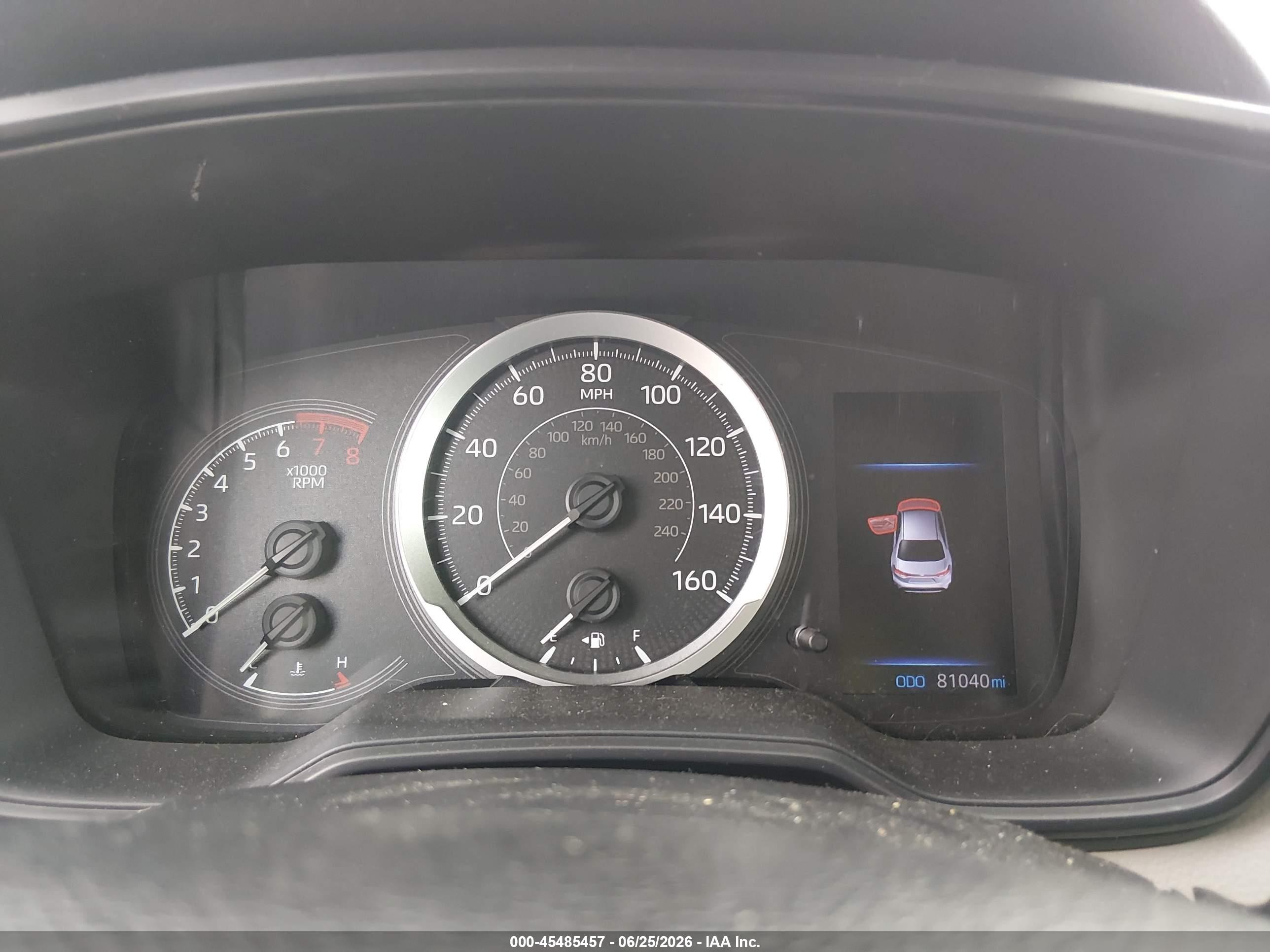 2021 Toyota Corolla Le Красный vin: JTDEPMAE2MJ176065