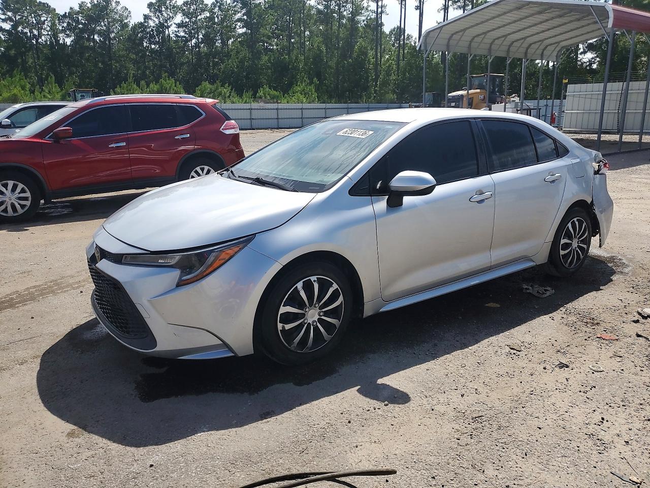 2022 Toyota Corolla Le Silver vin: JTDEPMAE3N3023944