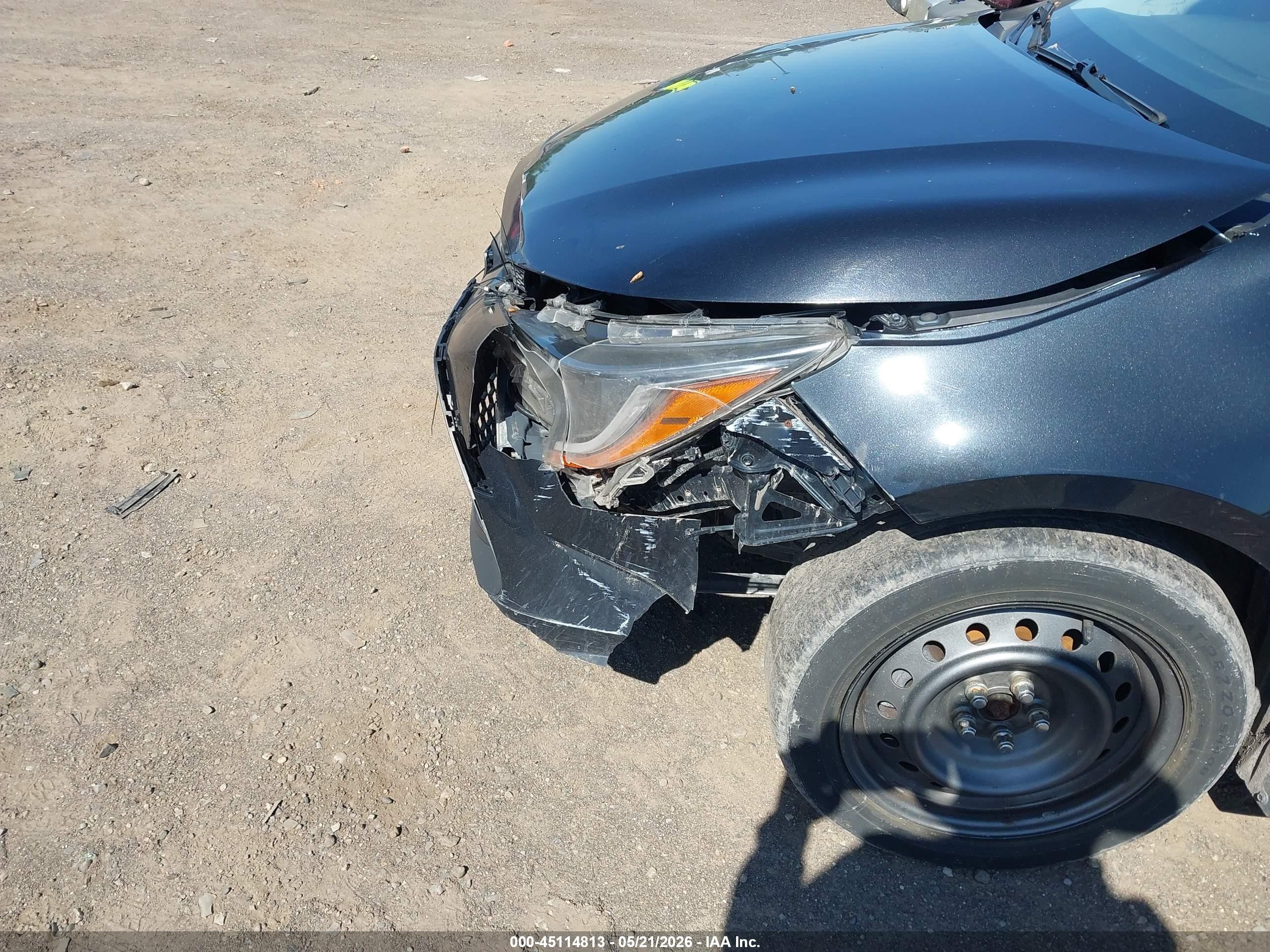 2021 Toyota Corolla Le Black vin: JTDEPMAE6MJ153145