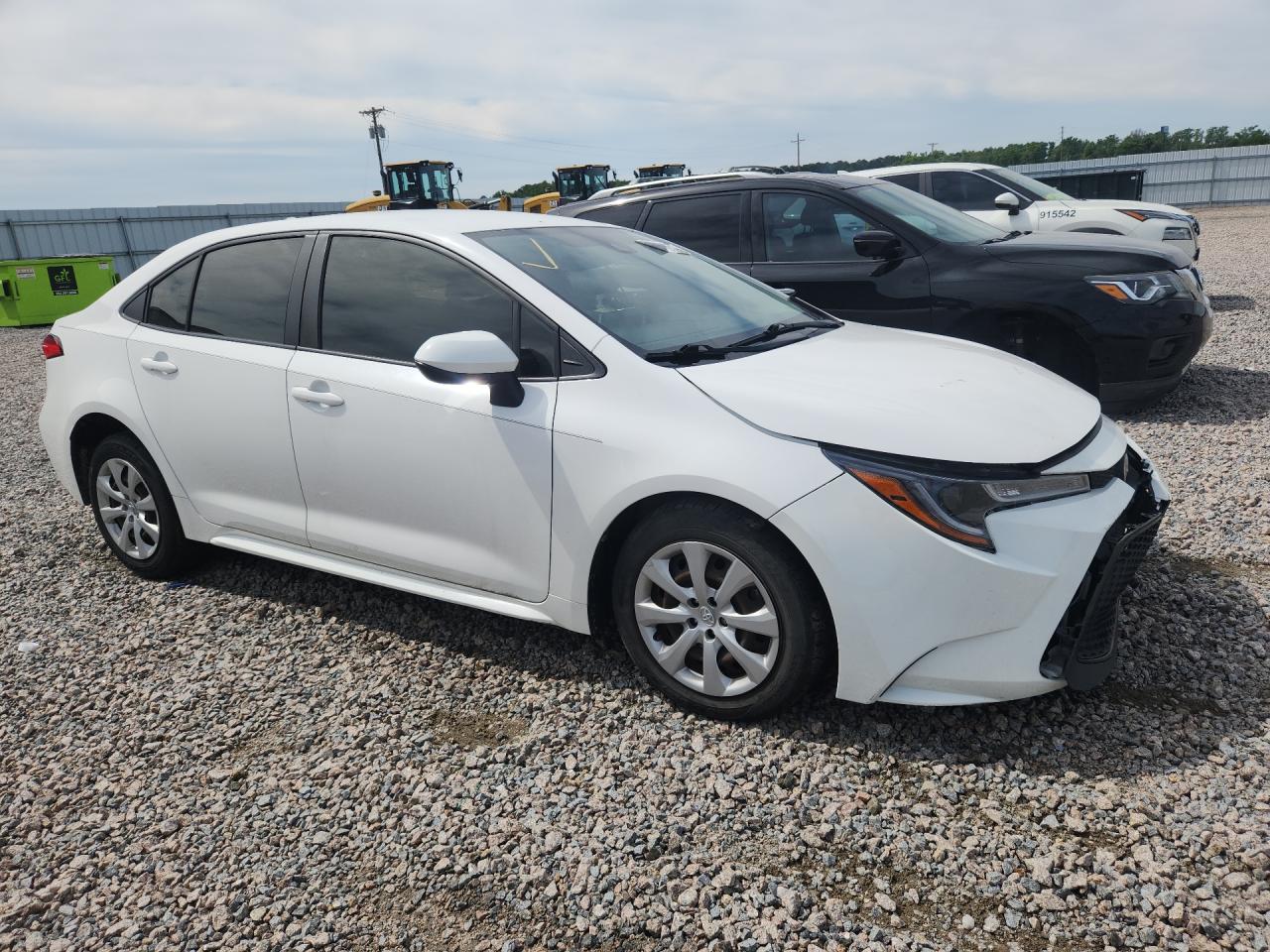 2021 Toyota Corolla Le White vin: JTDEPMAE6MJ169068