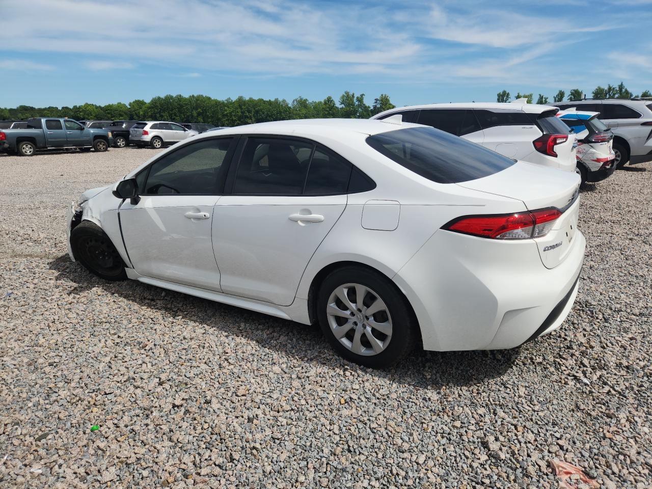 2021 Toyota Corolla Le White vin: JTDEPMAE6MJ169068