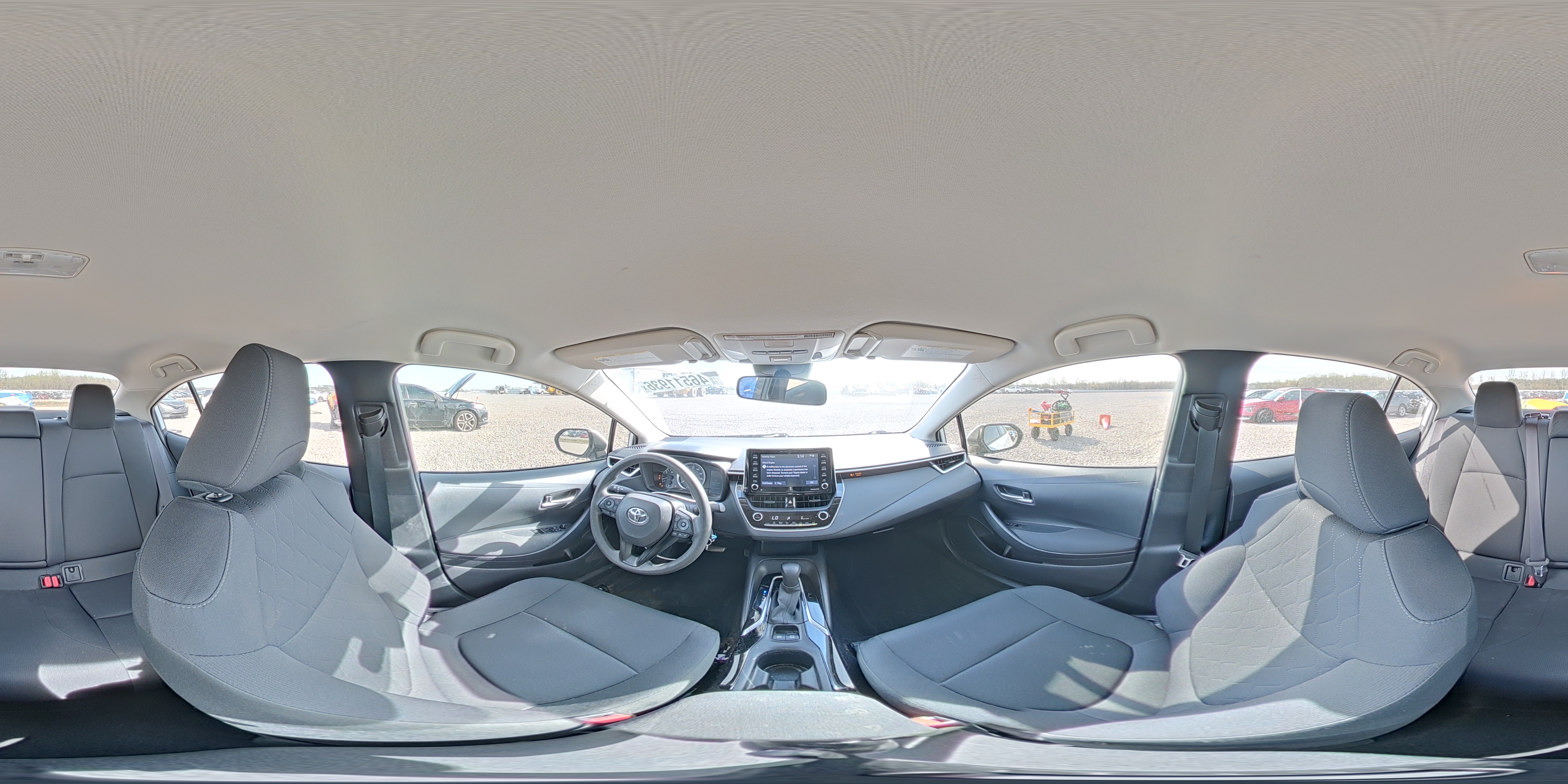 2021 Toyota Corolla Le White vin: JTDEPMAE6MJ169068