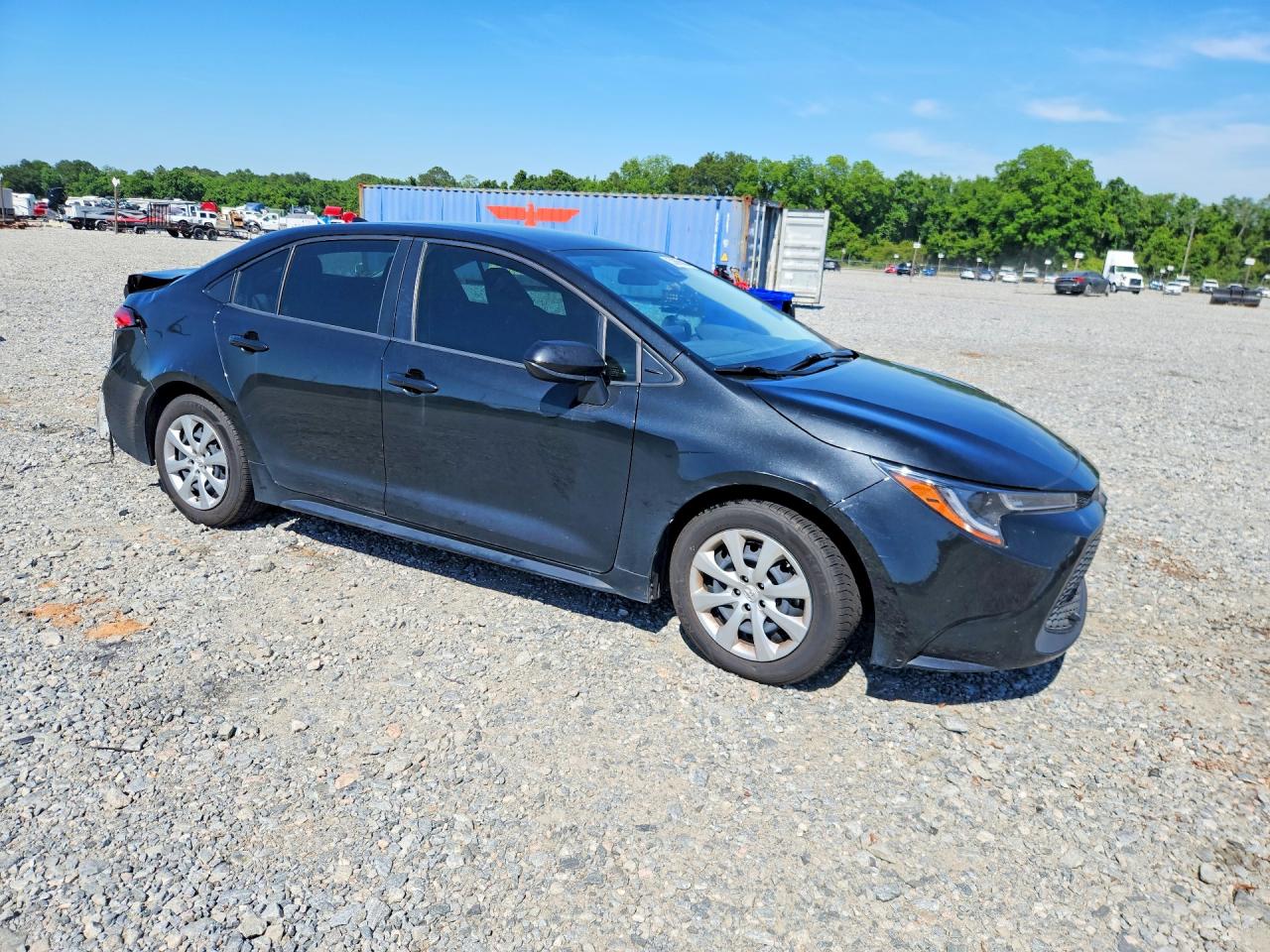 2022 Toyota Corolla Le Black vin: JTDEPMAE8NJ222810