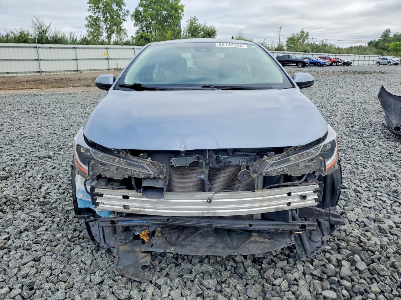 2021 Toyota Corolla Le Blue vin: JTDEPMAE9MJ129051