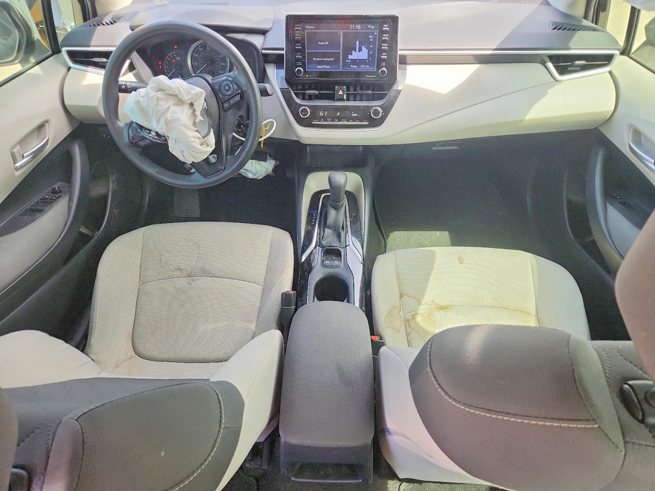 2021 Toyota Corolla Le Черный vin: JTDEPMAEXMJ169736