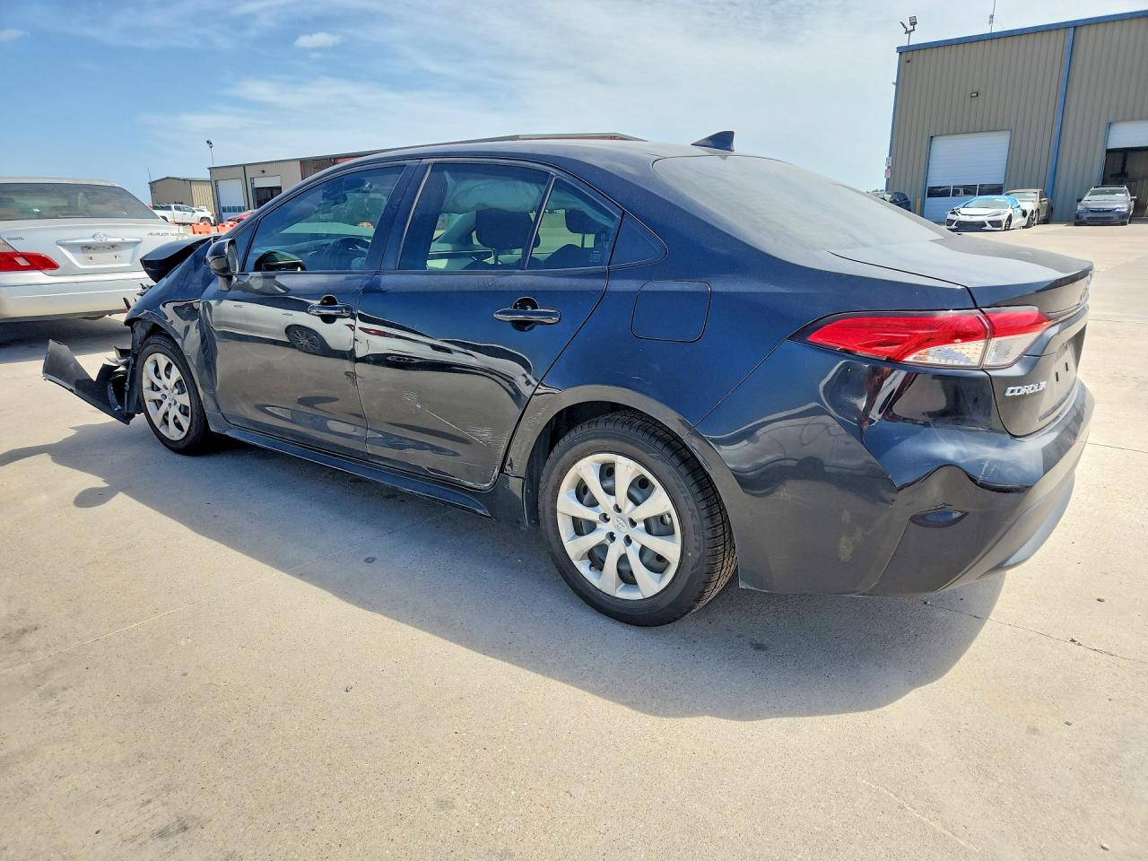 2021 Toyota Corolla Le Черный vin: JTDEPMAEXMJ169736