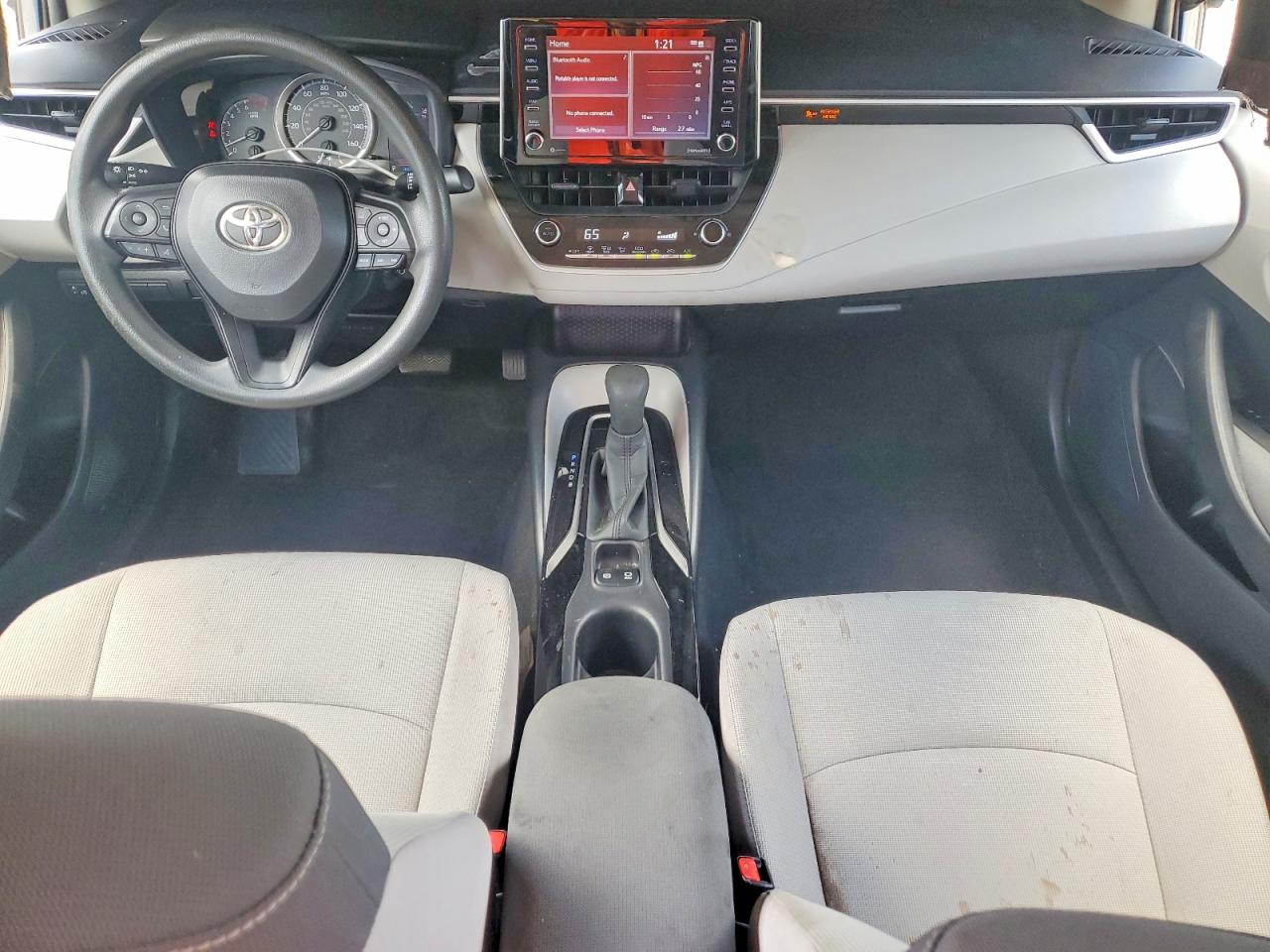 2021 Toyota Corolla Le Blue vin: JTDEPMAEXMJ184608