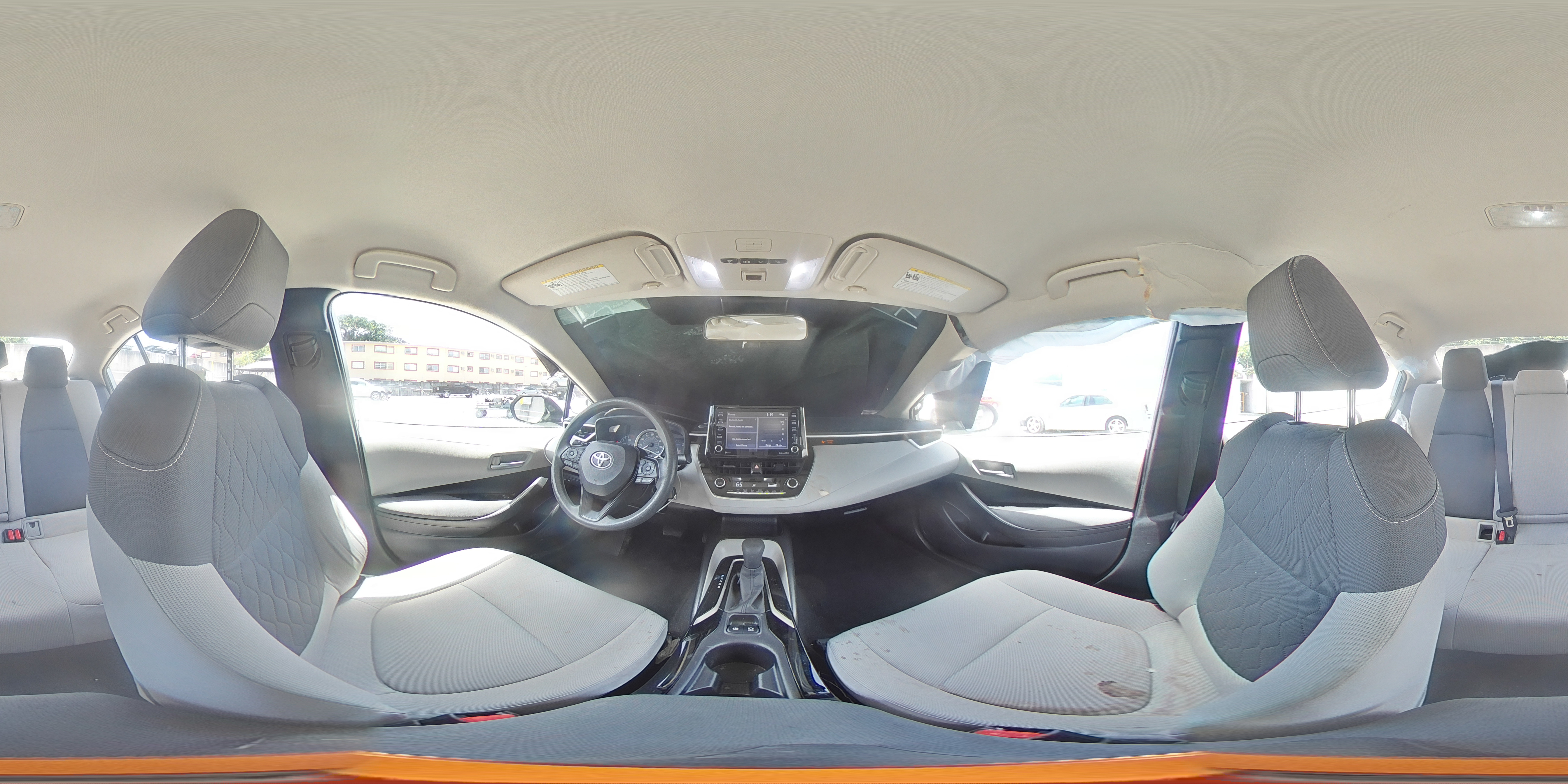 2021 Toyota Corolla Le Blue vin: JTDEPMAEXMJ184608