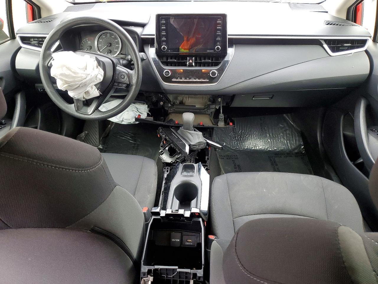 2021 Toyota Corolla Le Red vin: JTDEPMAEXMJ186956