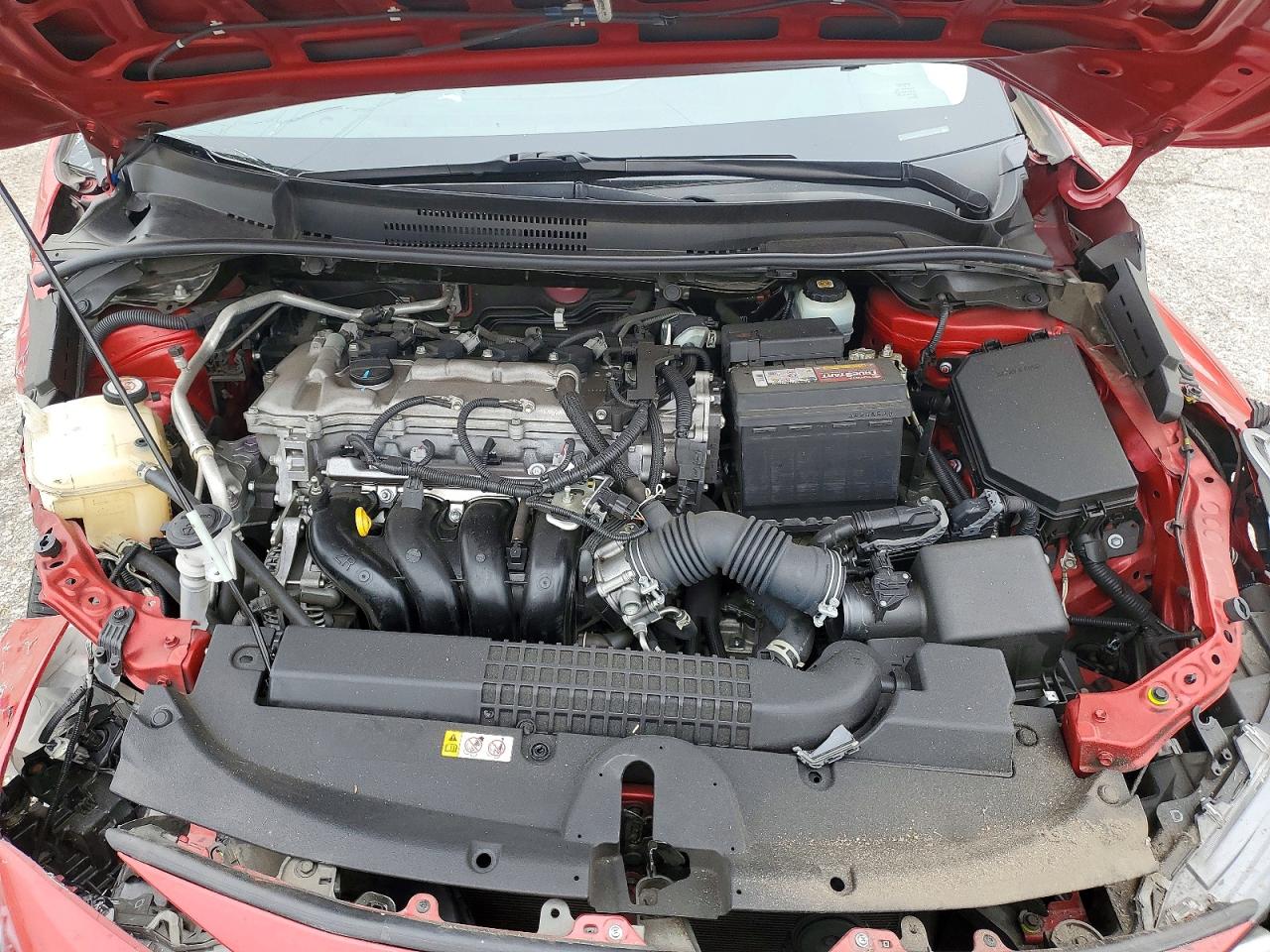 2021 Toyota Corolla Le Red vin: JTDEPMAEXMJ186956