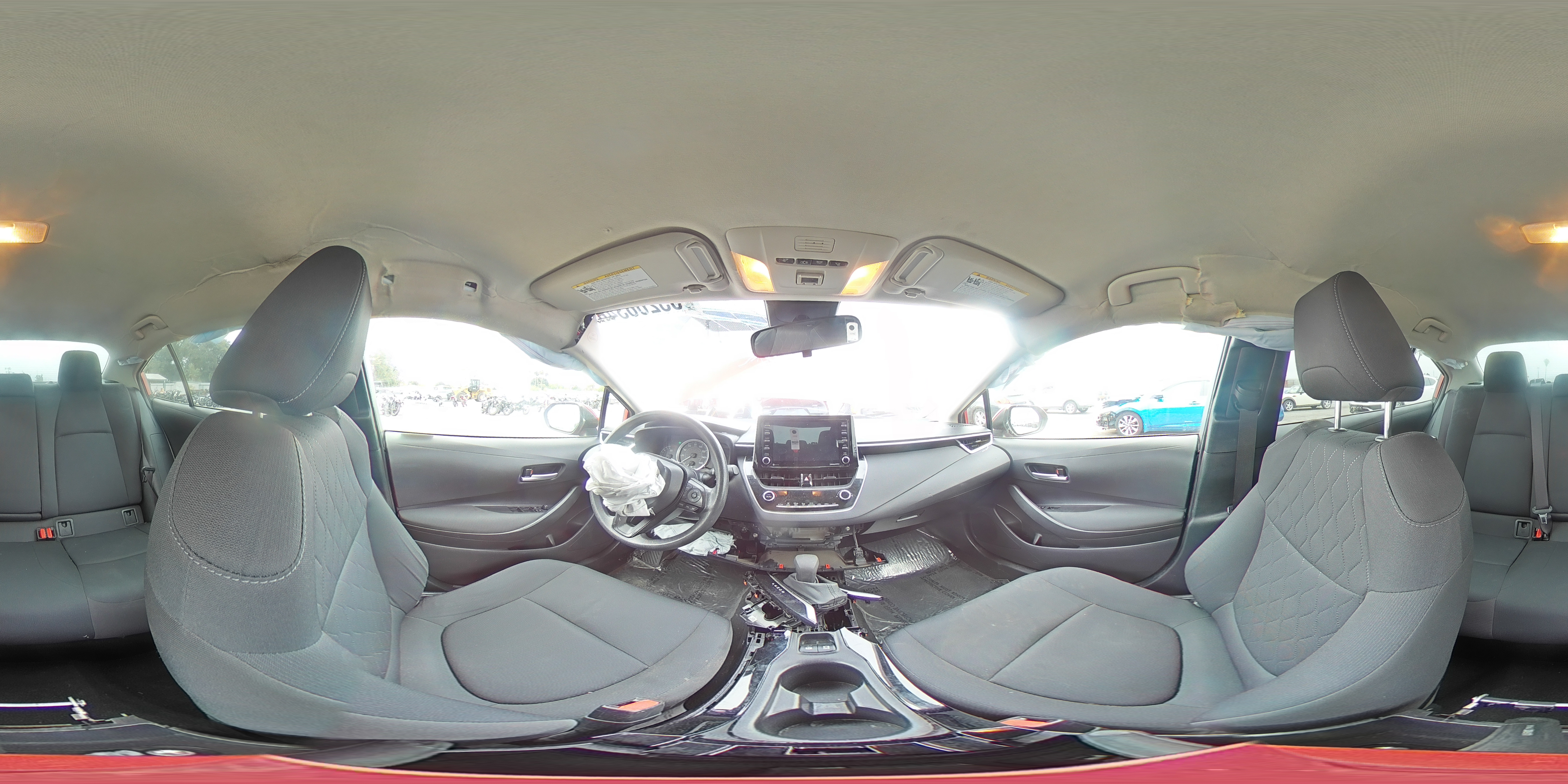 2021 Toyota Corolla Le Red vin: JTDEPMAEXMJ186956