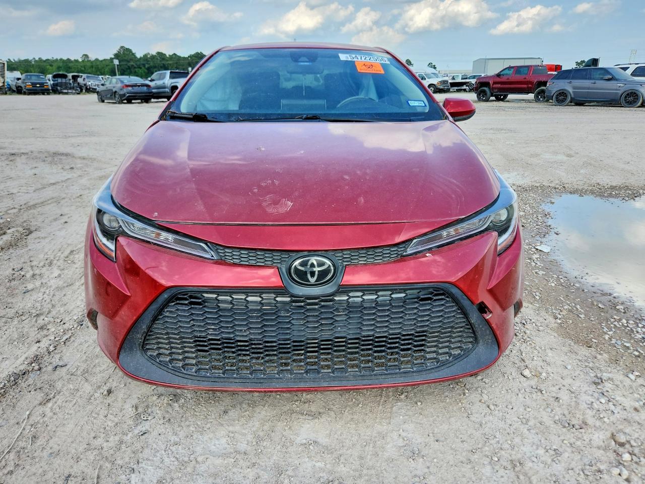 2020 Toyota Corolla Le Red vin: JTDEPRAE0LJ060276