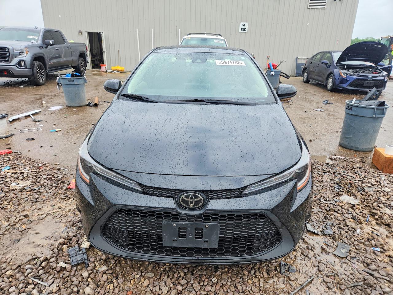 2020 Toyota Corolla Le Black vin: JTDEPRAE0LJ066384