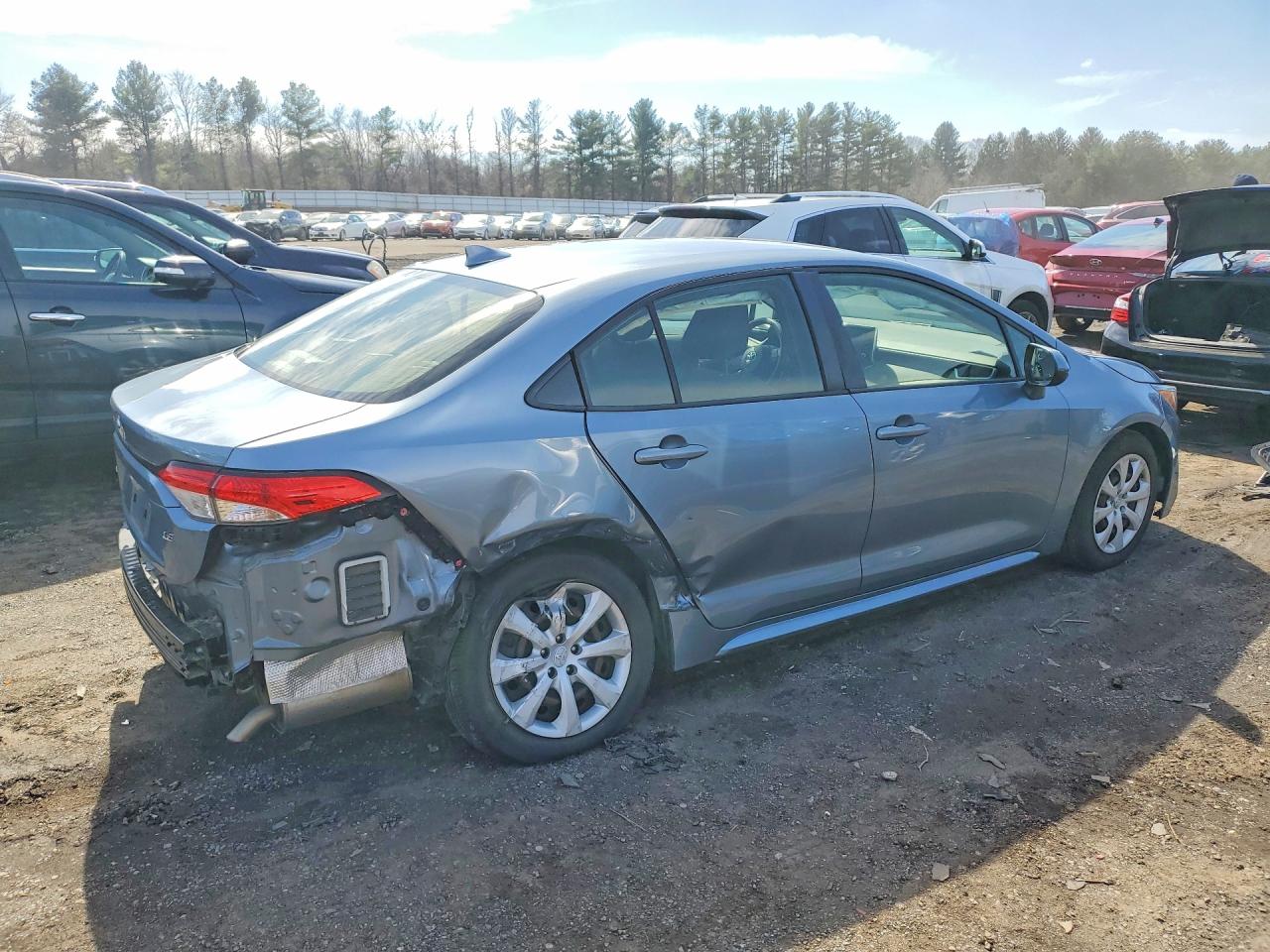 2020 Toyota Corolla Le Teal vin: JTDEPRAE1LJ043423