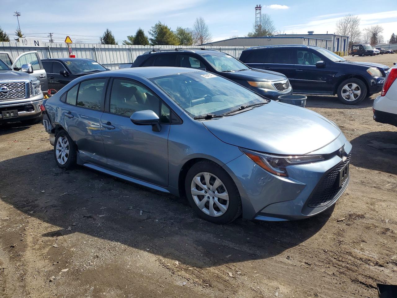 2020 Toyota Corolla Le Teal vin: JTDEPRAE1LJ043423