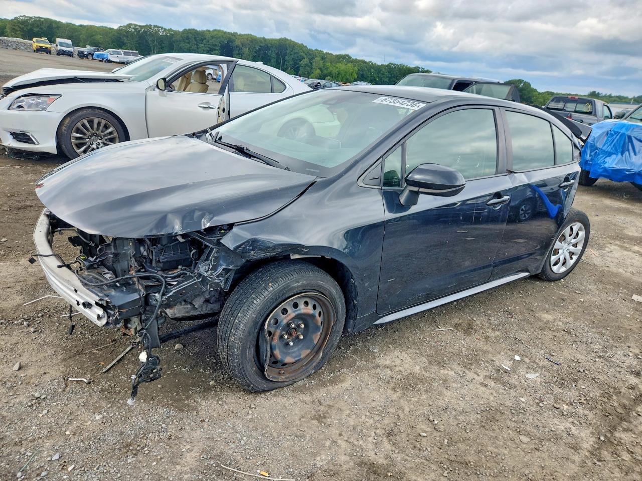 2020 Toyota Corolla Le Black vin: JTDEPRAE1LJ044295