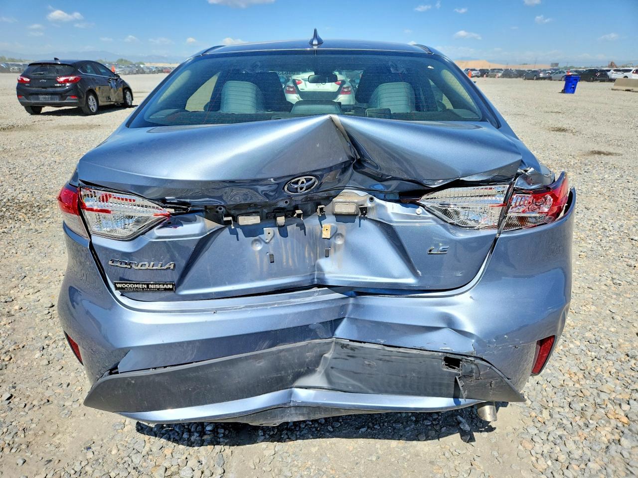 2020 Toyota Corolla Le Blue vin: JTDEPRAE3LJ013534