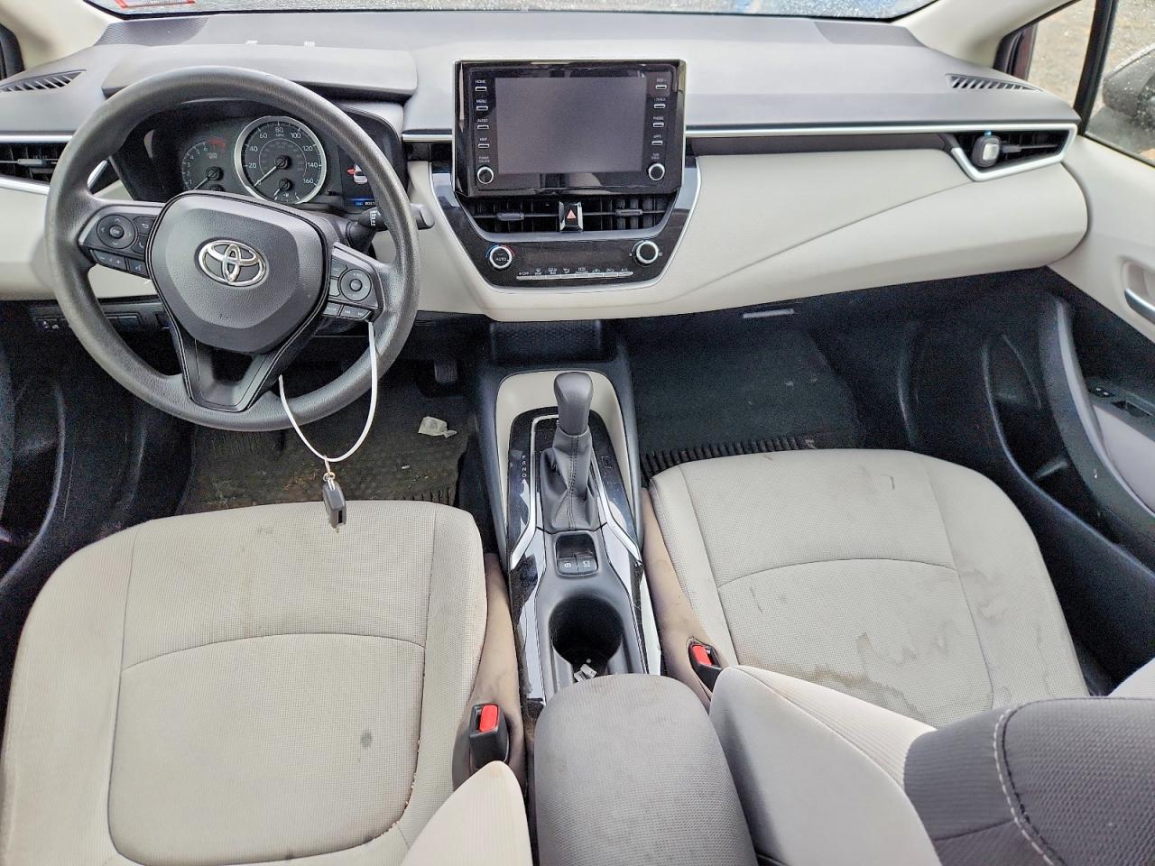 2020 Toyota Corolla Le Синий vin: JTDEPRAE5LJ060001