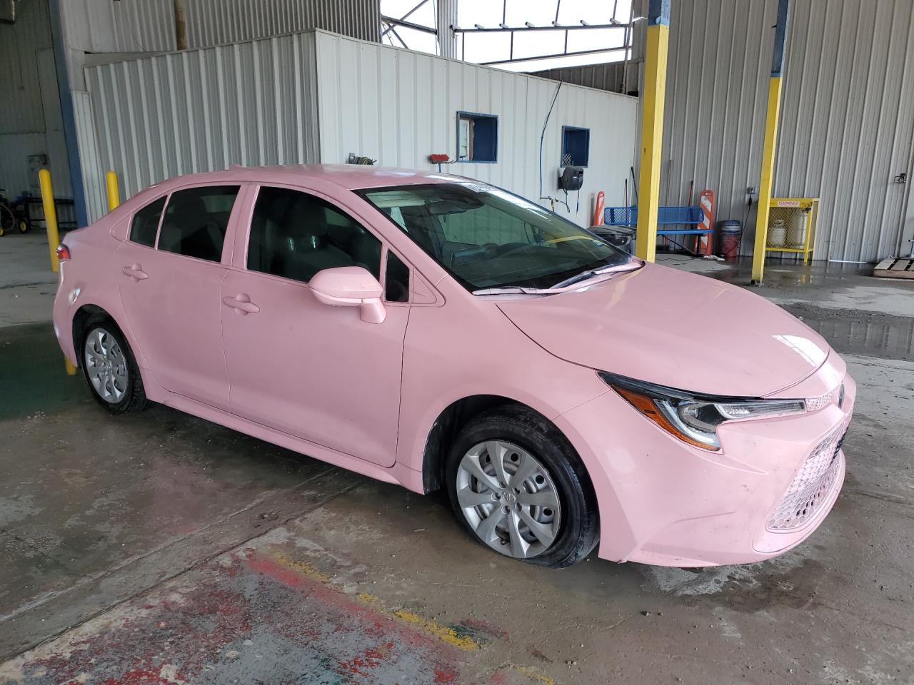 2020 Toyota Corolla Le Pink vin: JTDEPRAE5LJ110606 Damage: Right Front Fender, Dent(S) W/No Paint Dmg, < 1/8 Inch