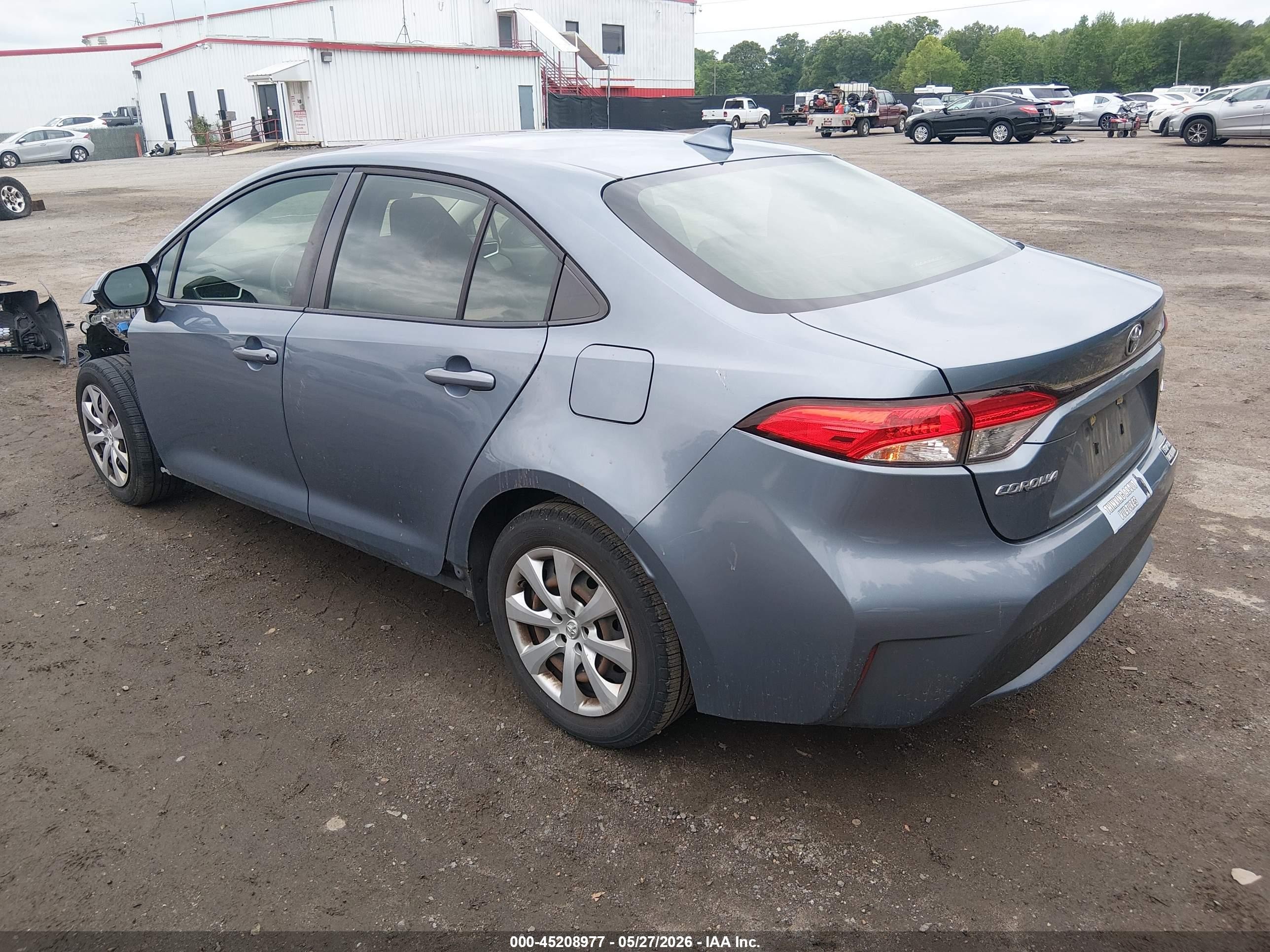 2020 Toyota Corolla Le Light Blue vin: JTDEPRAE6LJ001815