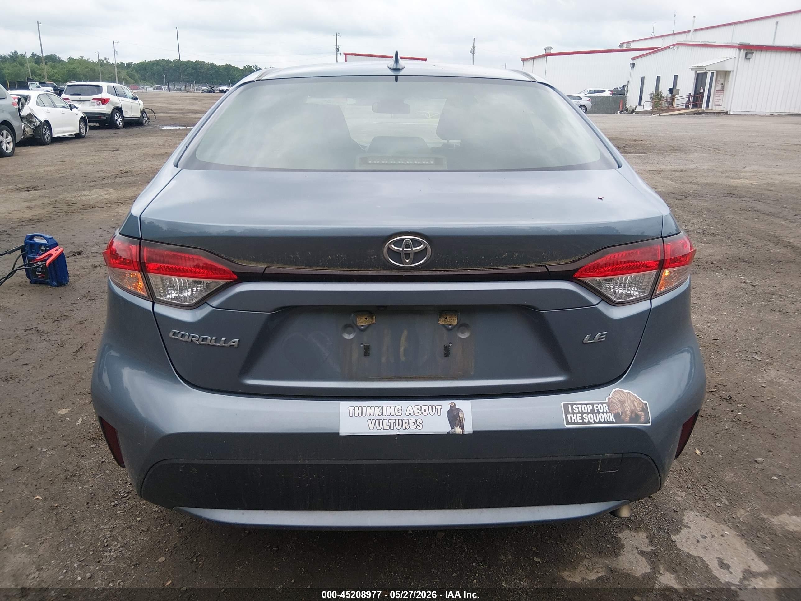 2020 Toyota Corolla Le Light Blue vin: JTDEPRAE6LJ001815