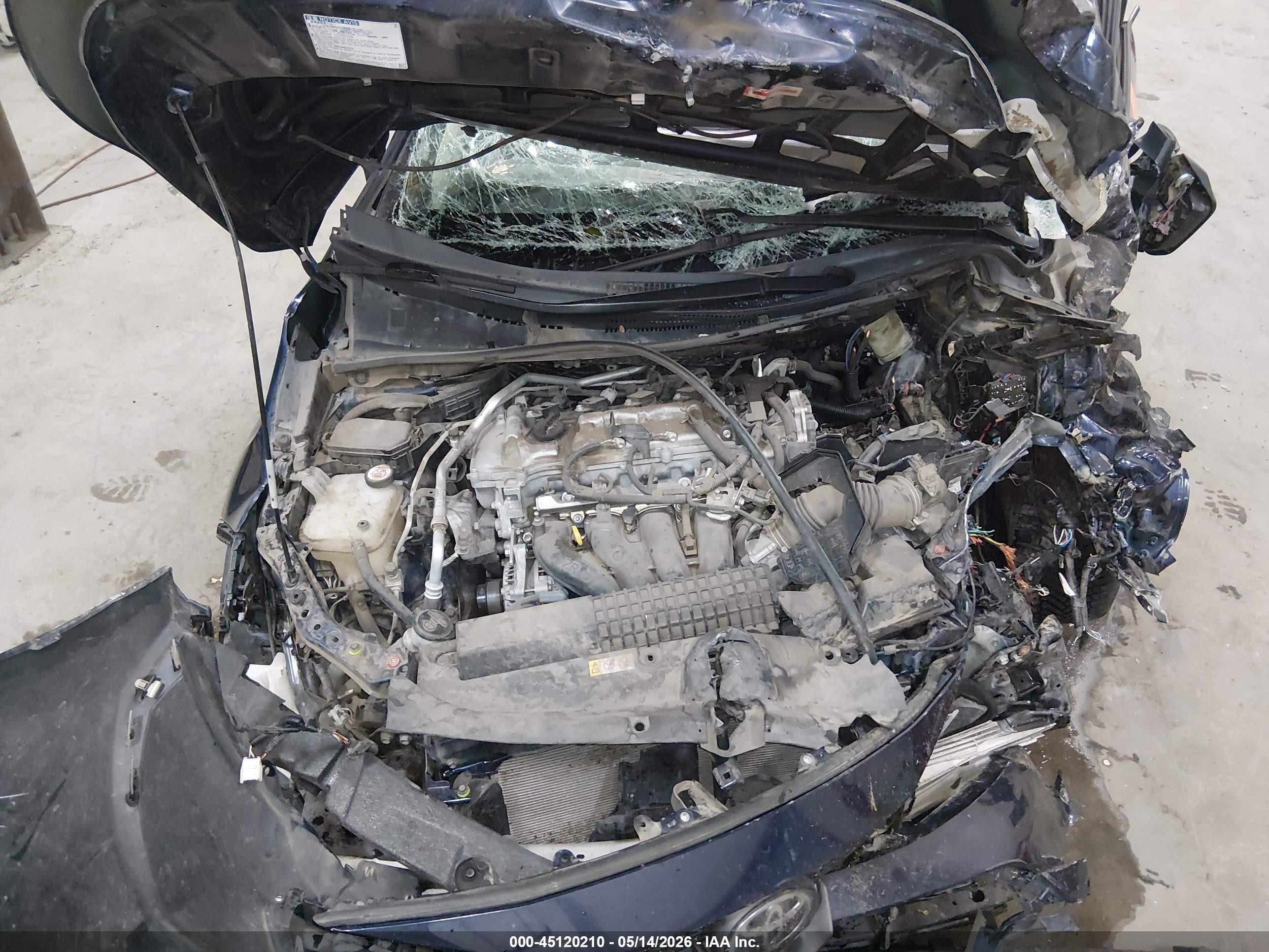 2020 Toyota Corolla Le Blue vin: JTDEPRAE7LJ079603