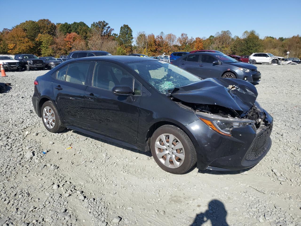 2020 Toyota Corolla Le Black vin: JTDEPRAE8LJ010547