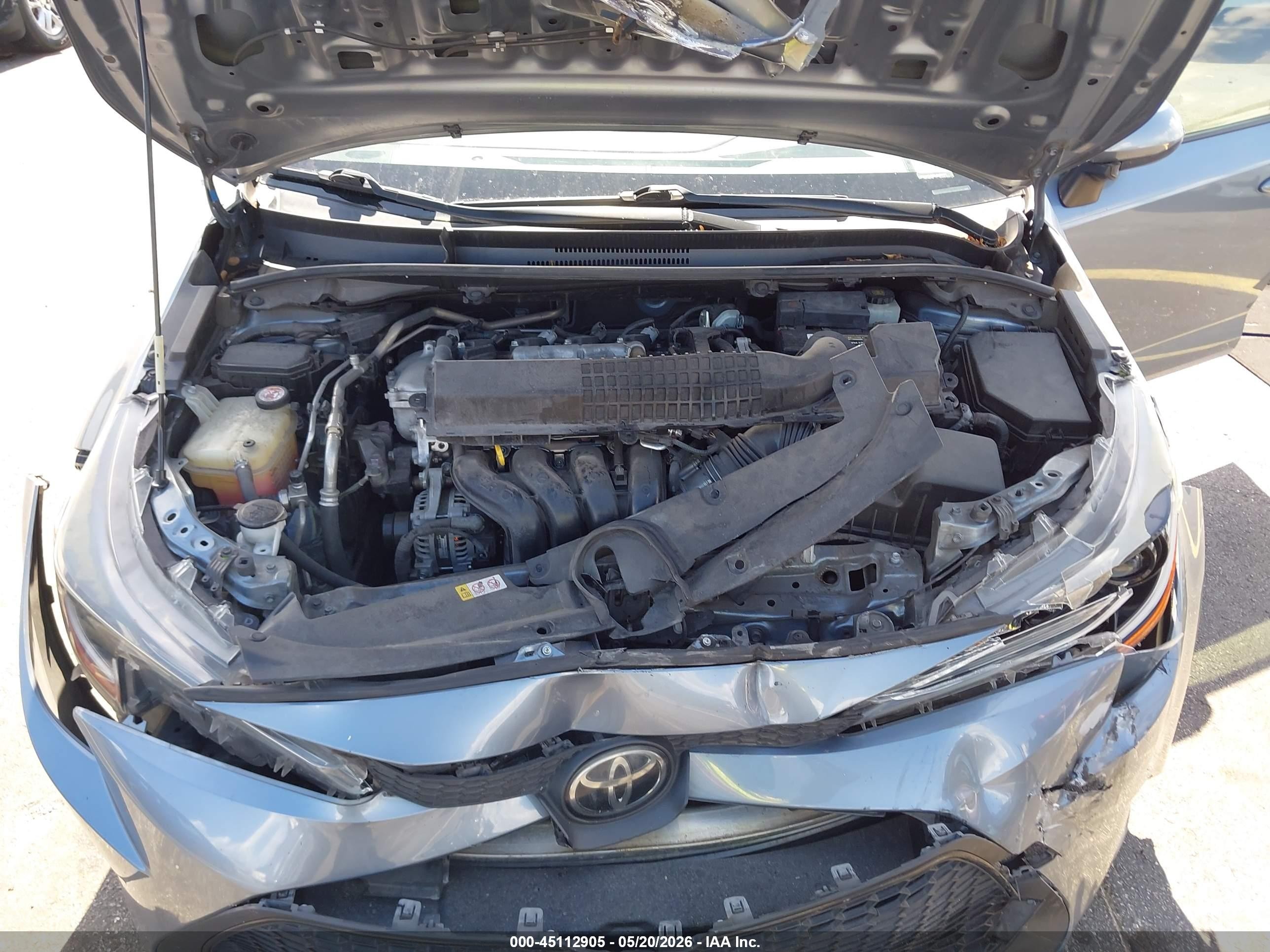 2020 Toyota Corolla Le Gray vin: JTDEPRAE8LJ067279