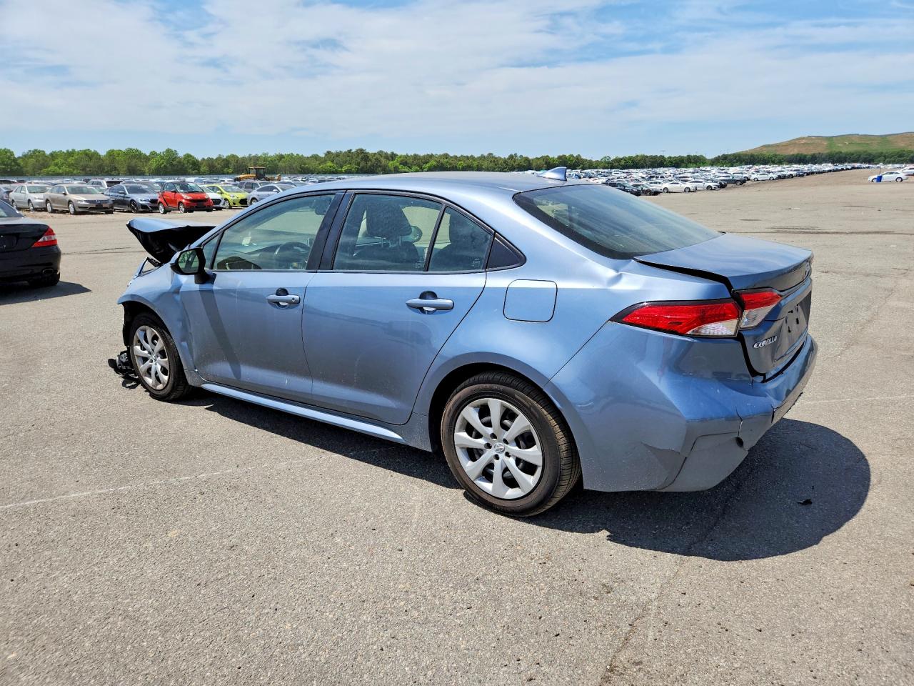 2020 Toyota Corolla Le Blue vin: JTDEPRAE9LJ034601